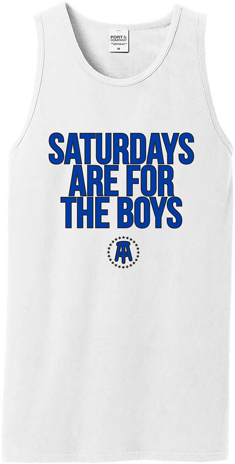 Barstool Sports Men's Saturdays Are For The Boys Tank Top Academy