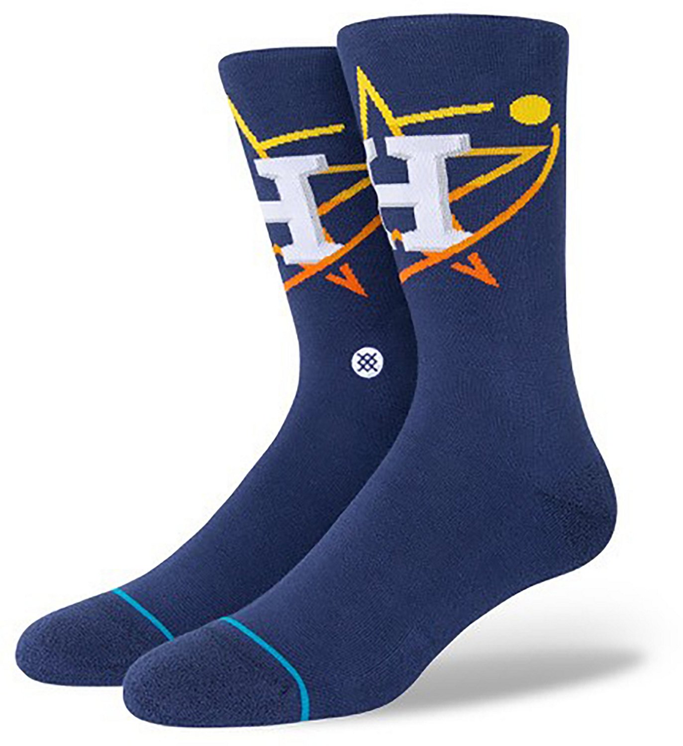 Houston Astros Stance Pop Fly crew socks men's large 9-12 NEW MLB World  Series