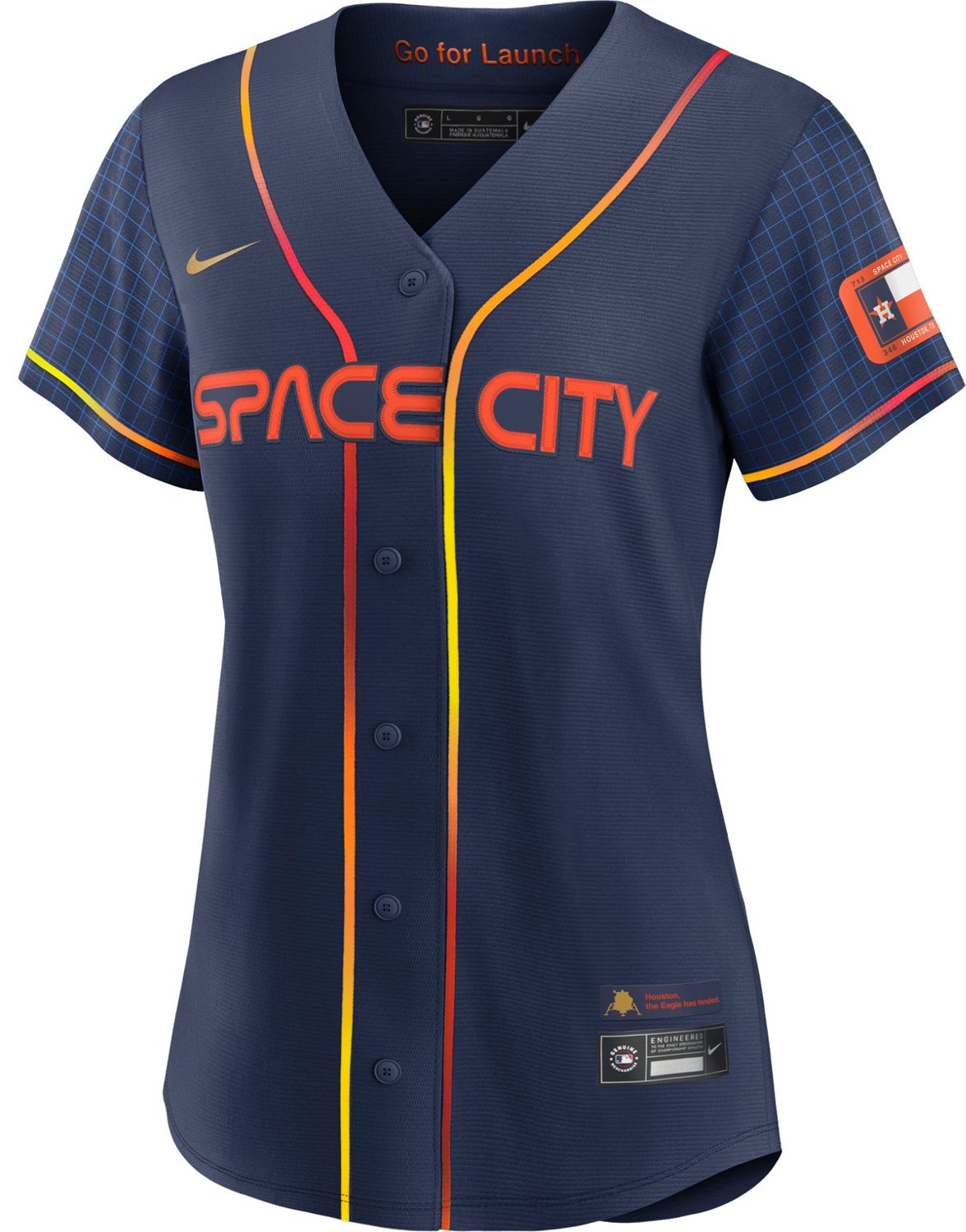 Nike Youth Houston Astros José Altuve #27 2022 City Connect Cool Base Jersey