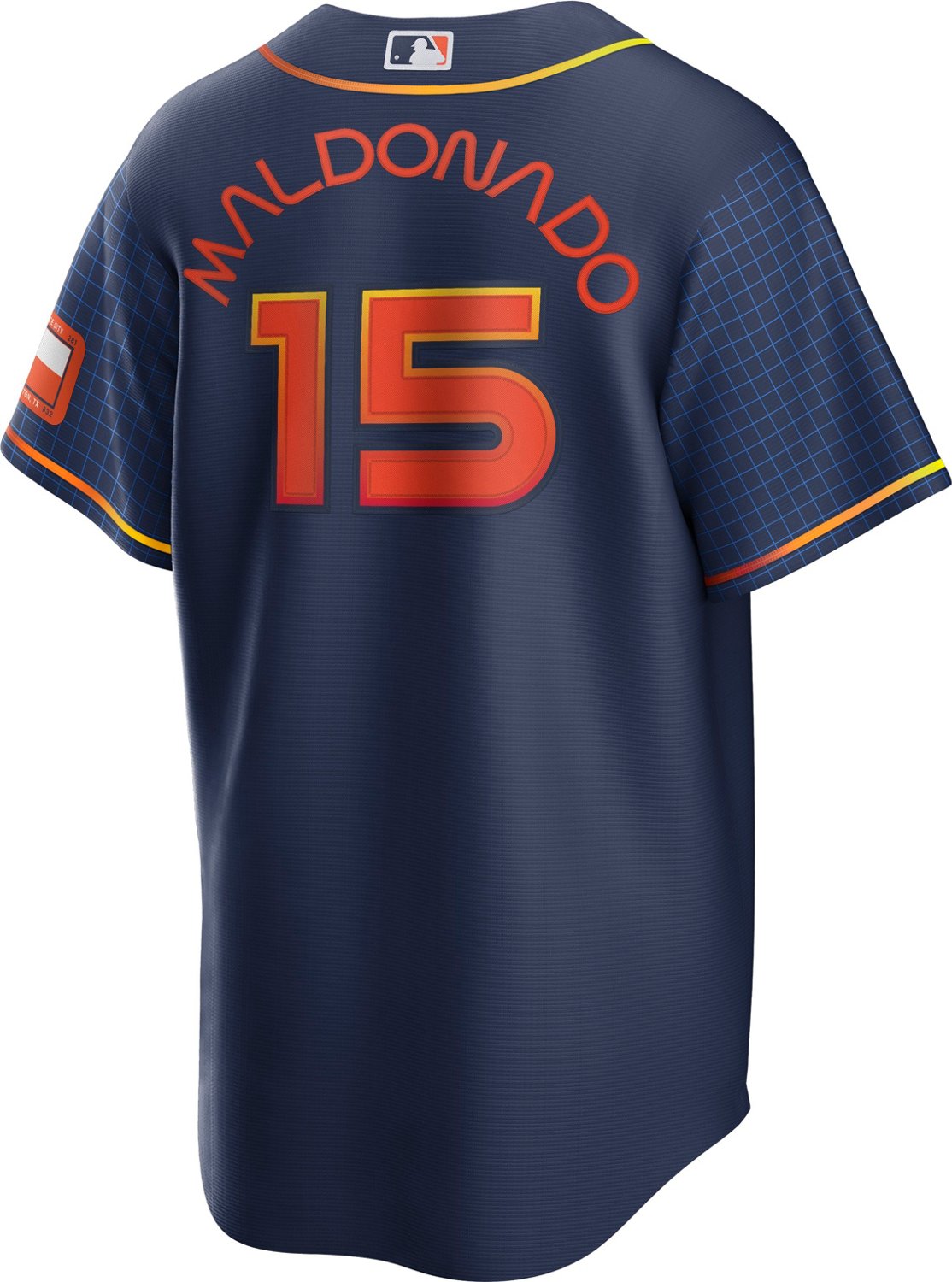 Youth Astros Martin Maldonado #15 White 2020 Home Cooperstown Collection Jersey