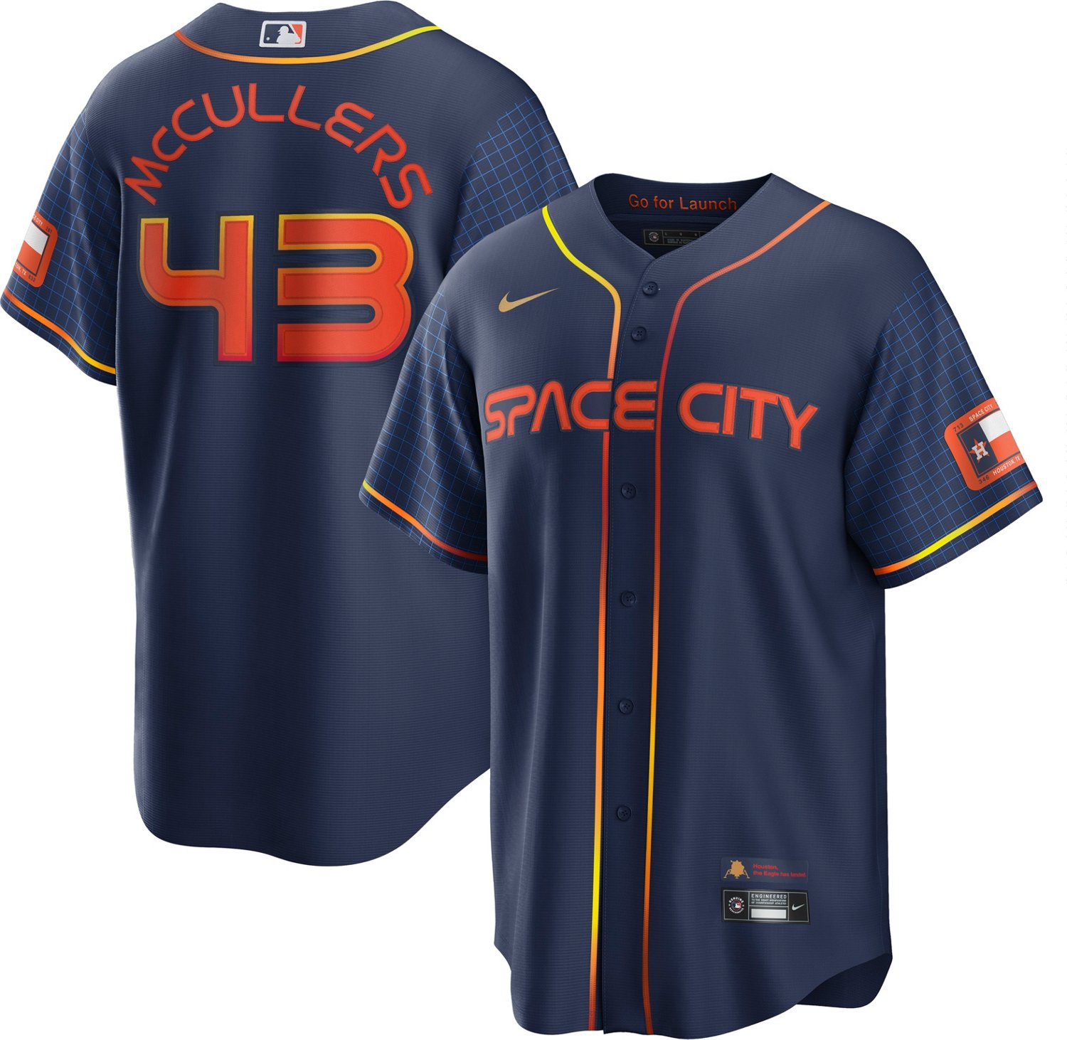 Houston Astros No43 Lance McCullers Navy Blue Cool Base Stitched Youth Jersey