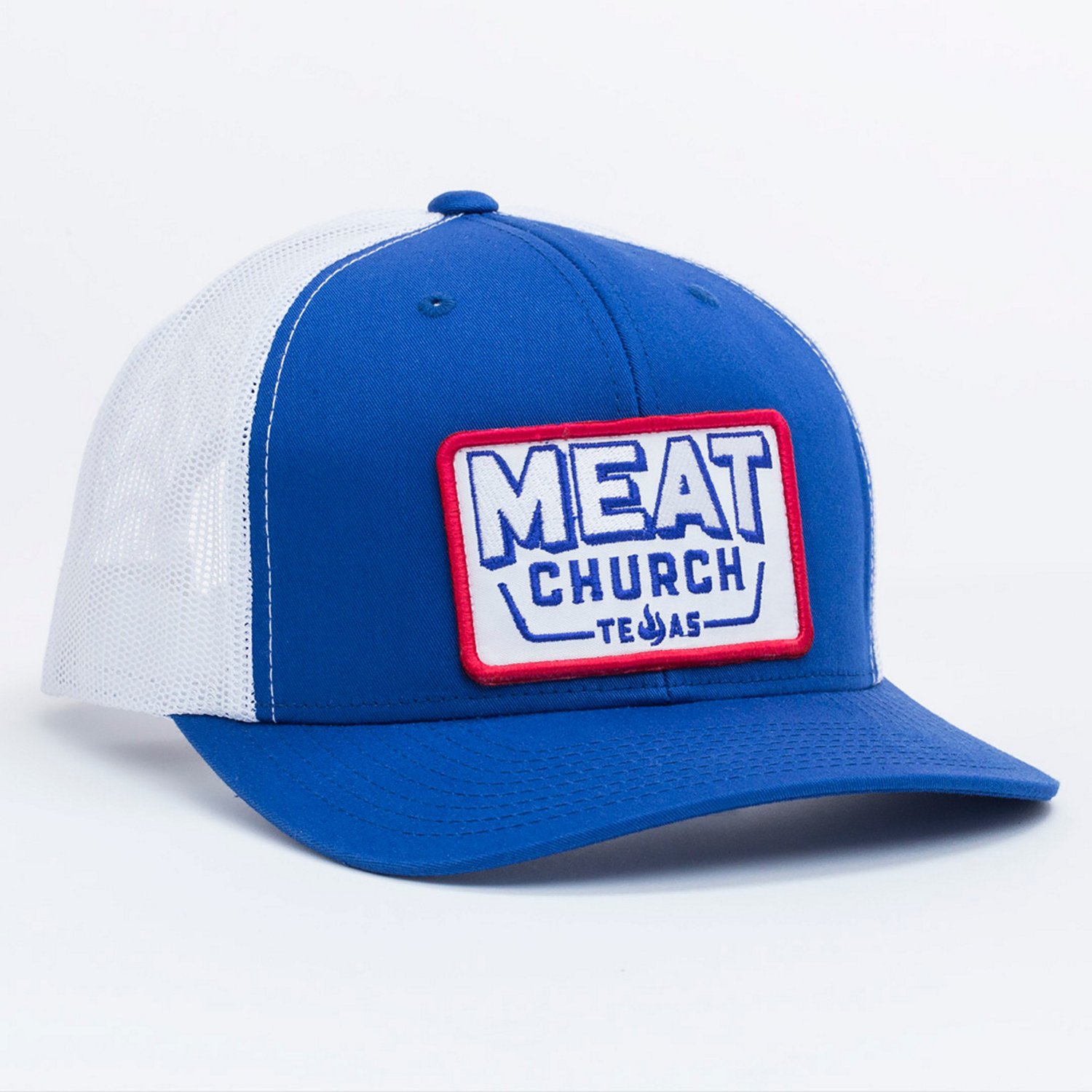 Red New Era Fitted Hat – Meat Church