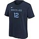 Nike Youth Memphis Grizzlies Morant N&N Icon Graphic Short Sleeve T-shirt                                                        - view number 1 selected