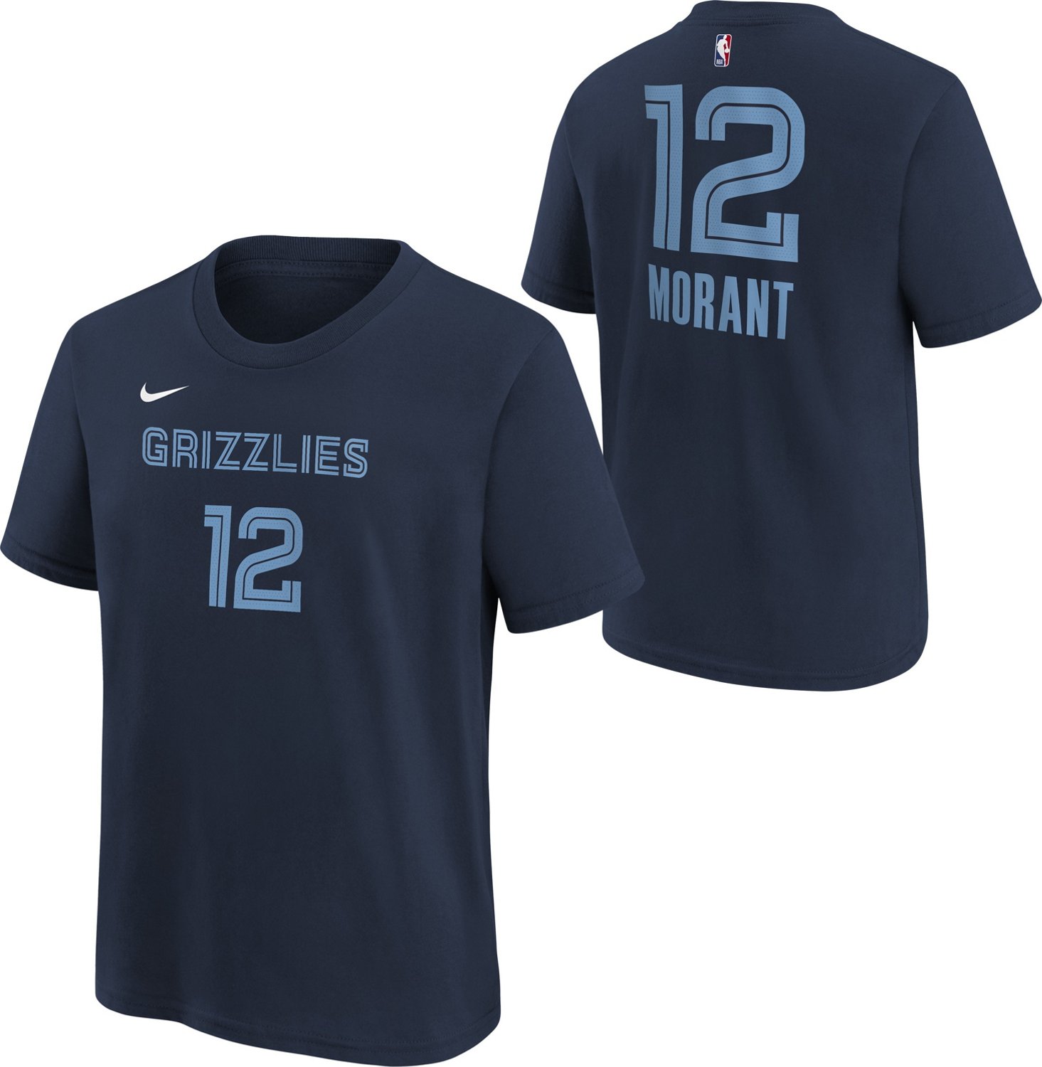 Nike Youth Memphis Grizzlies Morant N&N Icon Graphic Short Sleeve T-shirt - view number 3