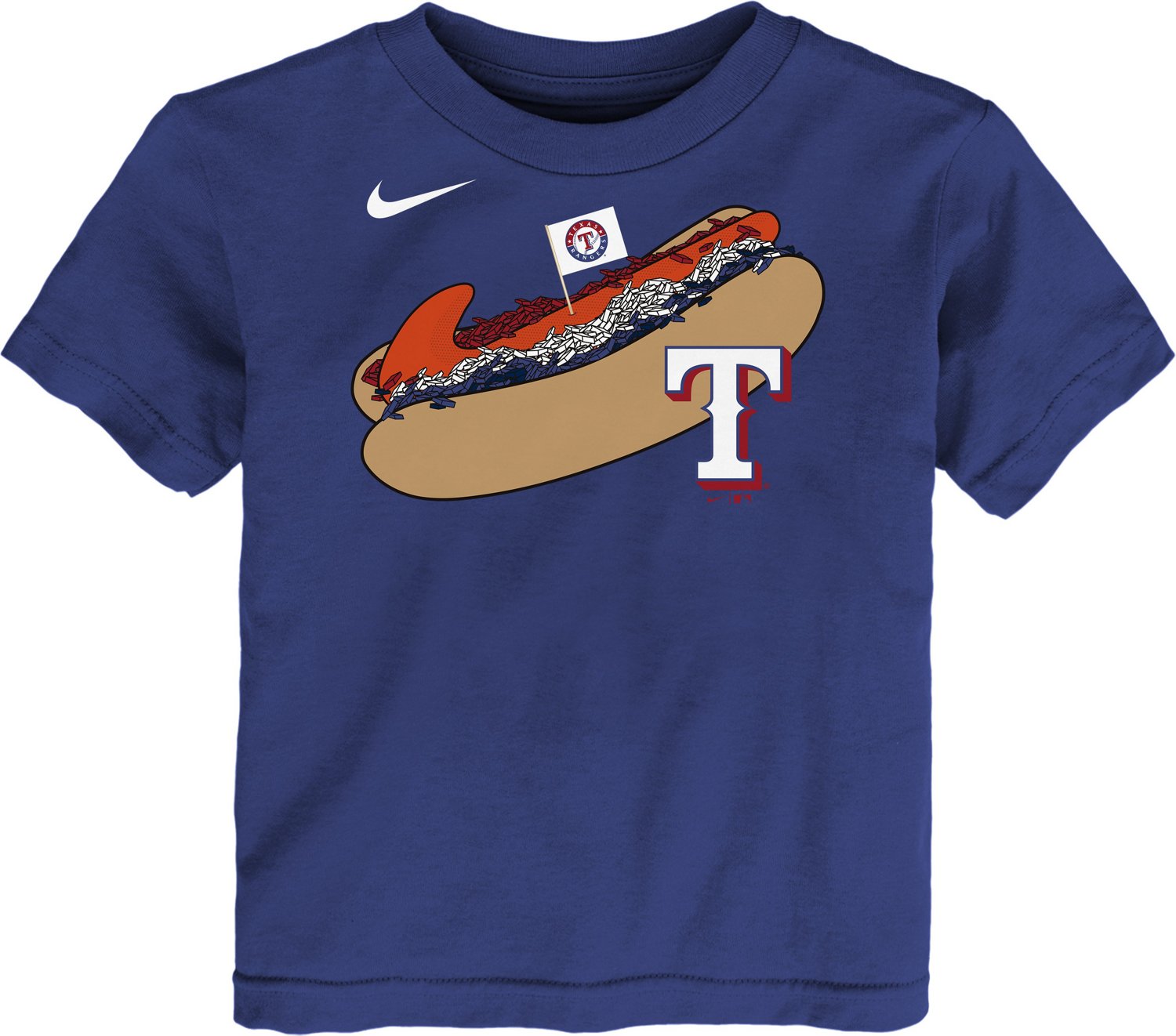 esta noche algas marinas patrón Nike Toddler Boys' Texas Rangers Local Dog T-shirt | Academy