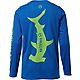 Magellan Outdoors Boys’ Casting Crew Fish Back Hit Long Sleeve Shirt                                                           - view number 1 selected