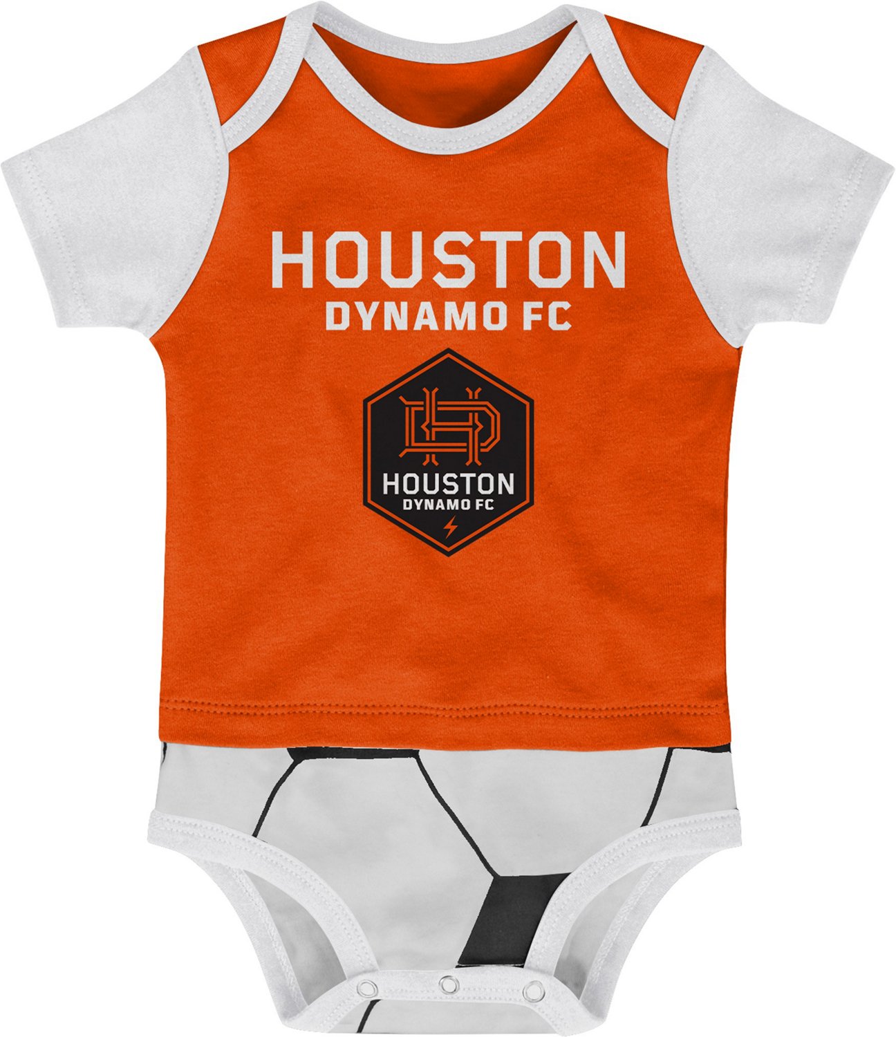 Outerstuff Infants' Houston Dynamo Lil Kicker Creeper Hat And Socks Set                                                          - view number 2