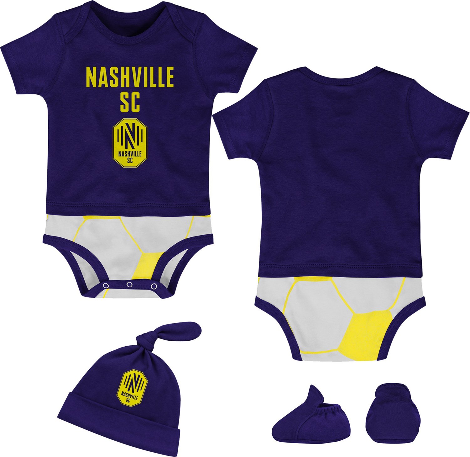 Los Angeles Lakers Babywear Set - Creeper, short & T-Shirt - Newborn