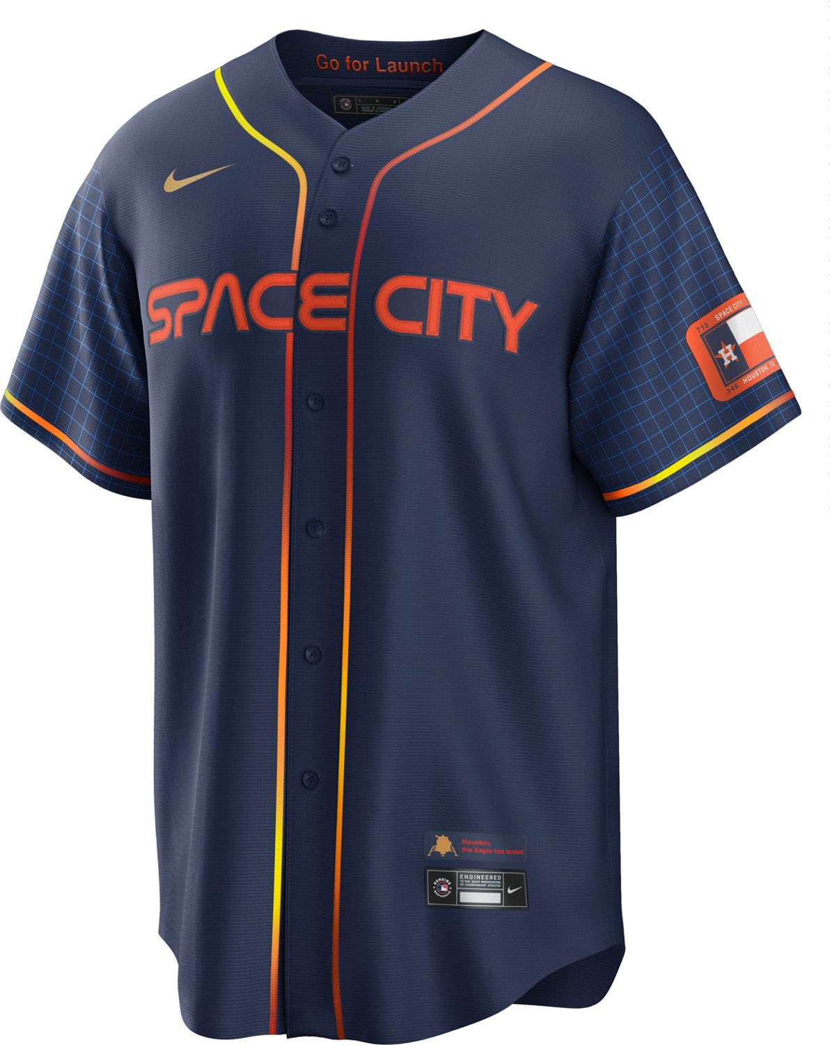 Men's Astros Space City Mexico Cool Base Jersey - All Stitched