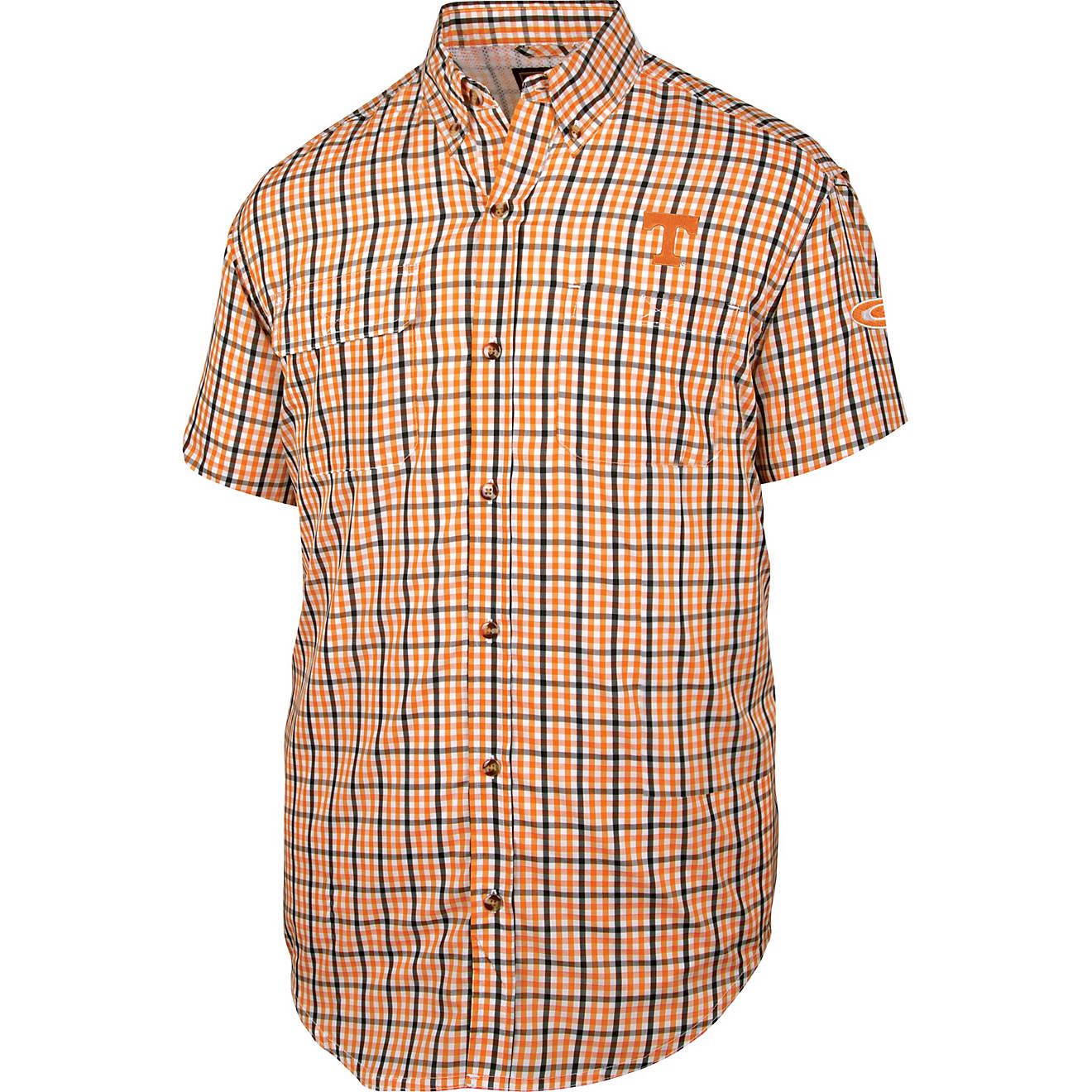 Drake Men's University Of Tennessee Gignham Wingshooter Short Sleeve Button Down Shirt                                           - view number 1