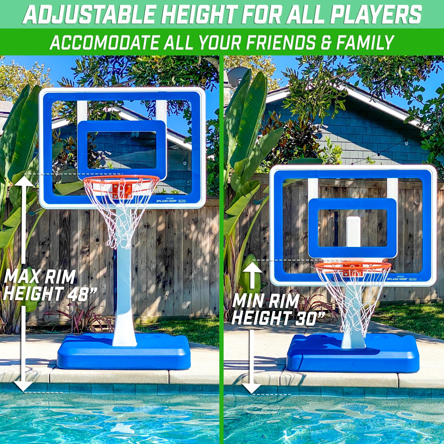 GoSports Splash Hoop ELITE Swimming Pool Basketball Hoop                                                                         - view number 3