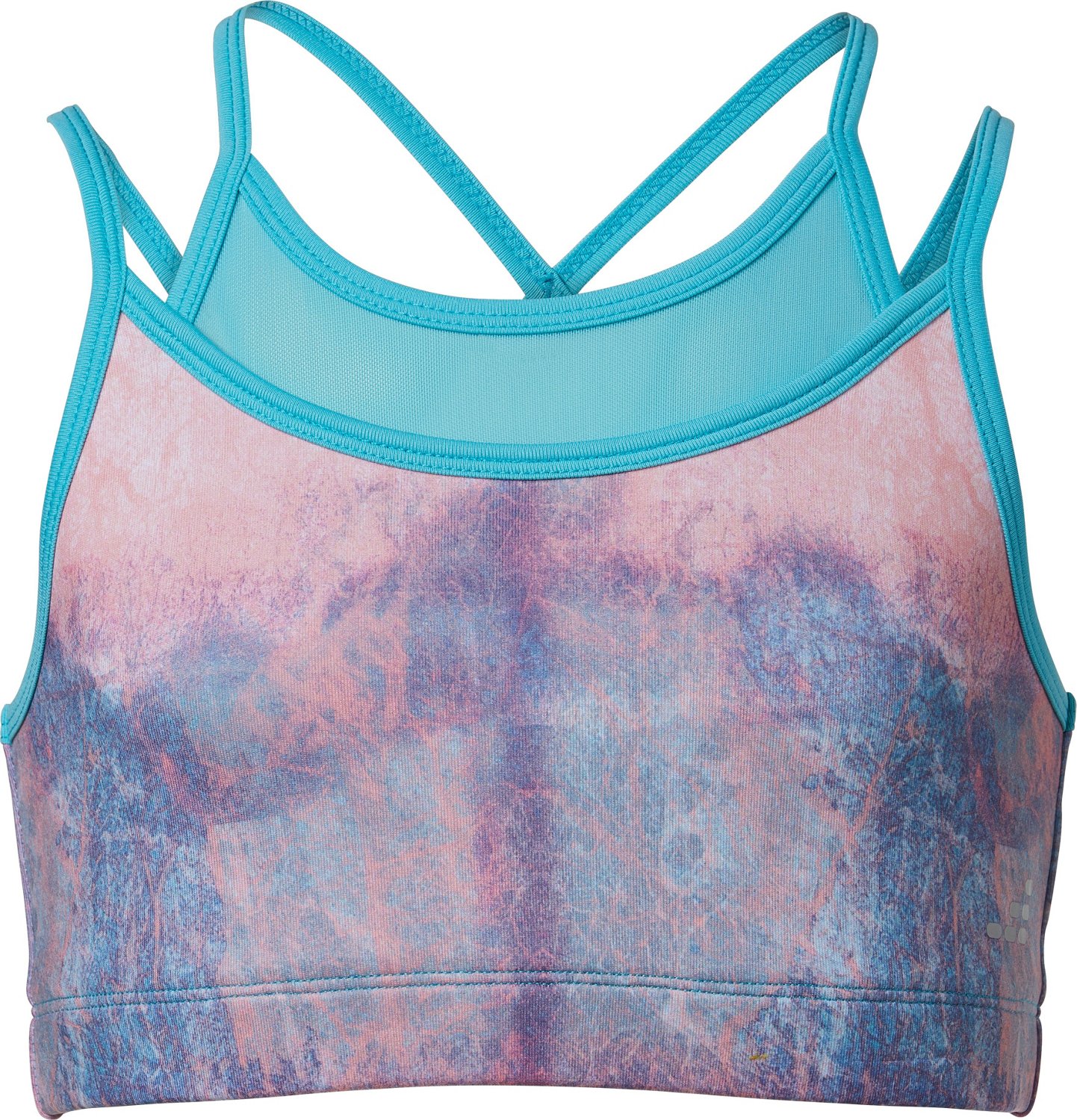 BCG Girls' Strappy Print Sports Bra