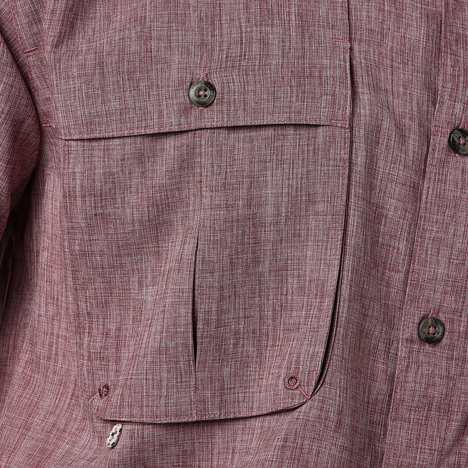 Magellan Outdoors Men's Aransas Pass Heather Long Sleeve Fishing Shirt - view number 5