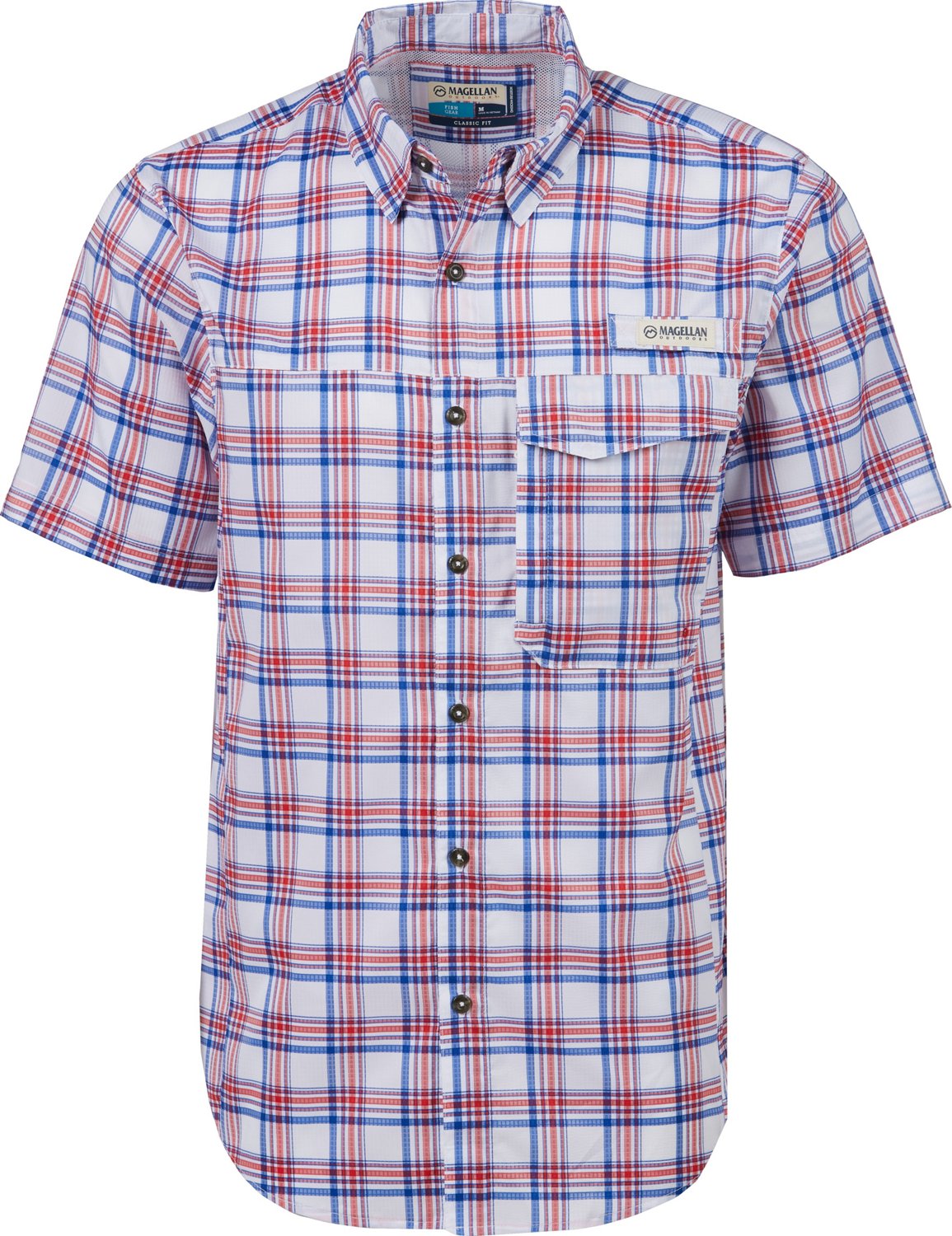 Magellan Outdoors Men's Caddo Lake Plaid Fishing ButtonDown Shirt