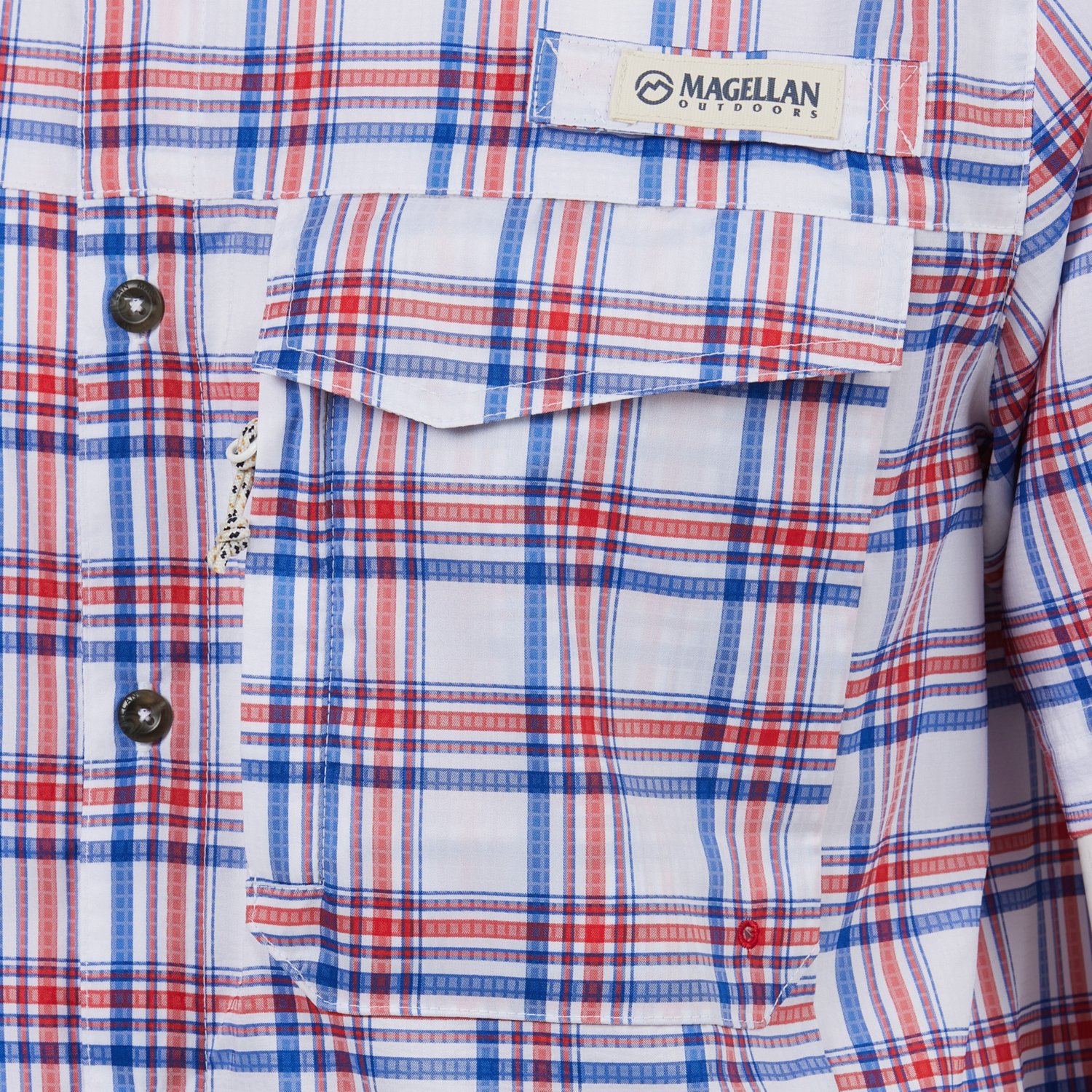 Magellan Outdoors Men's Caddo Lake Plaid Fishing ButtonDown Shirt