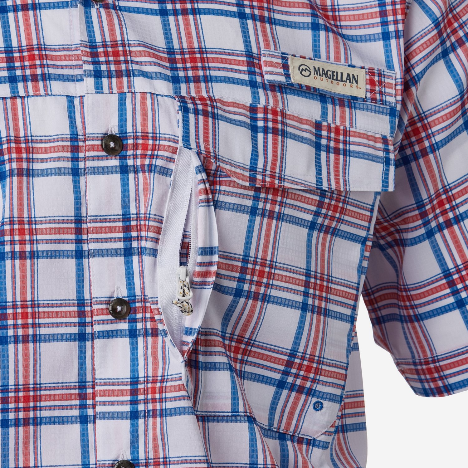 Magellan Outdoors Men's Caddo Lake Plaid Fishing ButtonDown Shirt