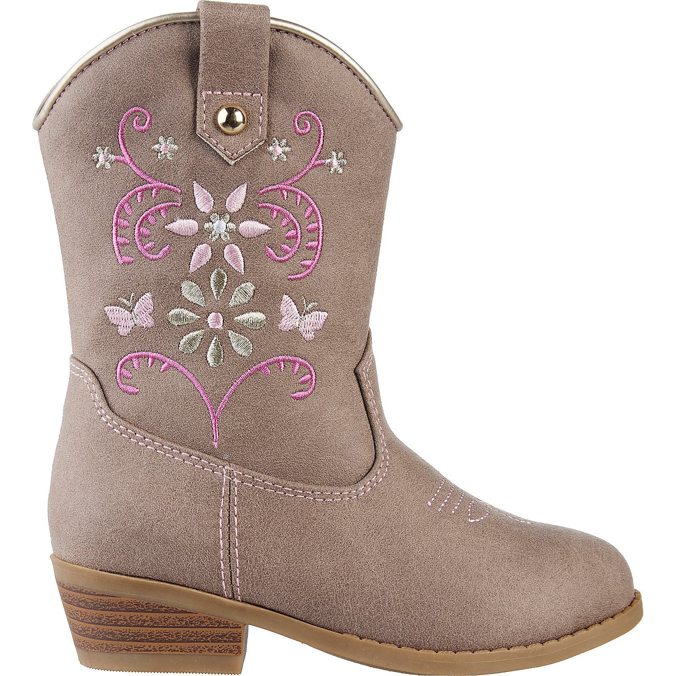 Magellan Outdoors Toddler Girls' Embroidered Western Boots                                                                       - view number 1