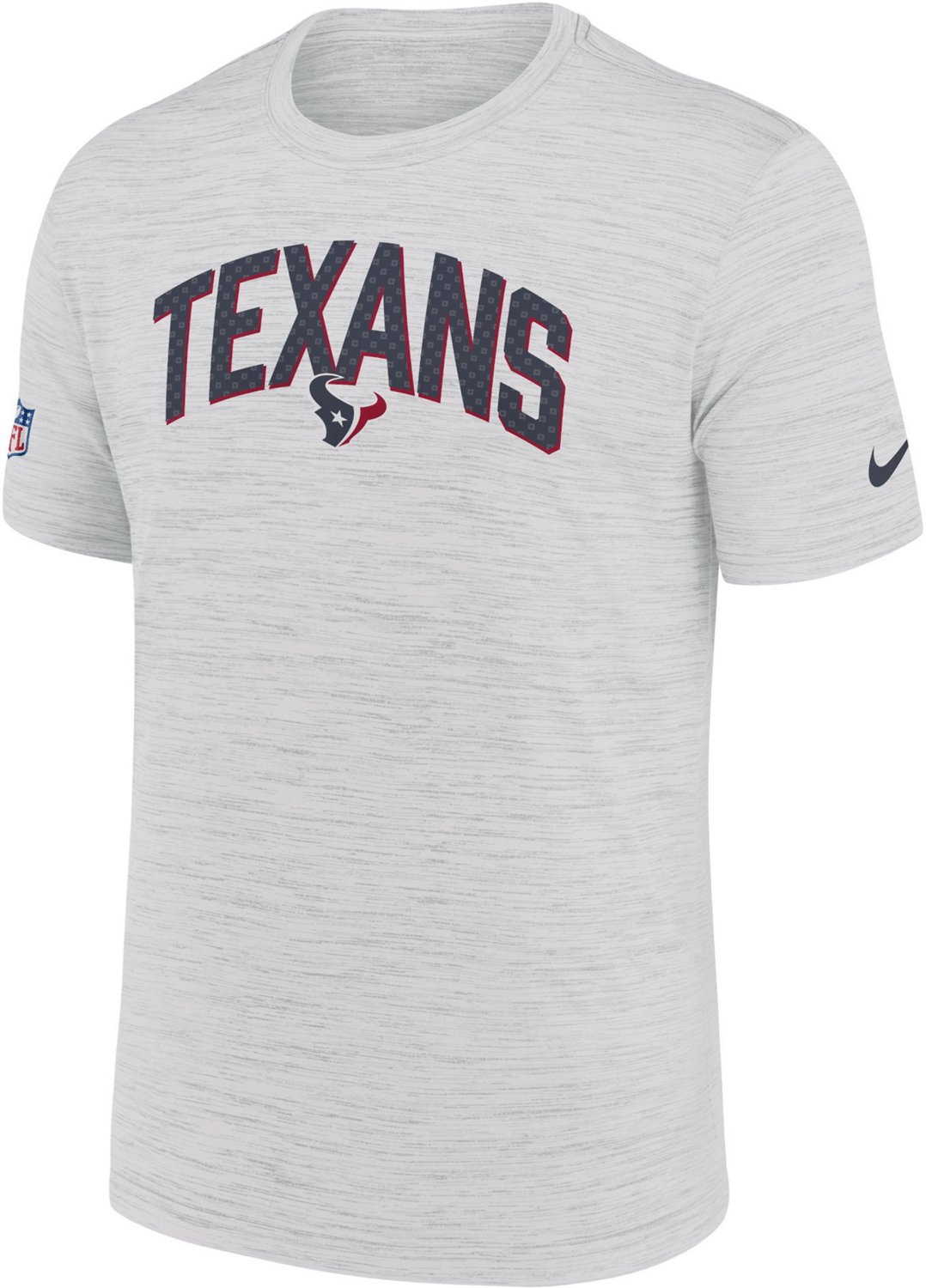 Nike Men s Houston Texans Dri FIT Team Velocity Short Sleeve T shirt Academy