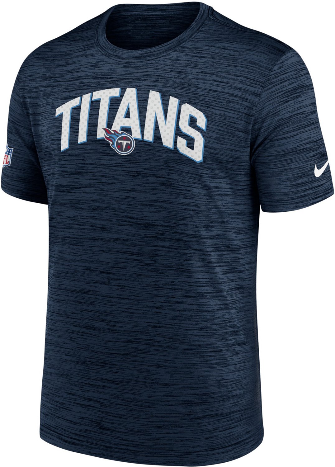Nike Men's Tennessee Titans Dri-FIT Team Velocity Short Sleeve T-shirt ...