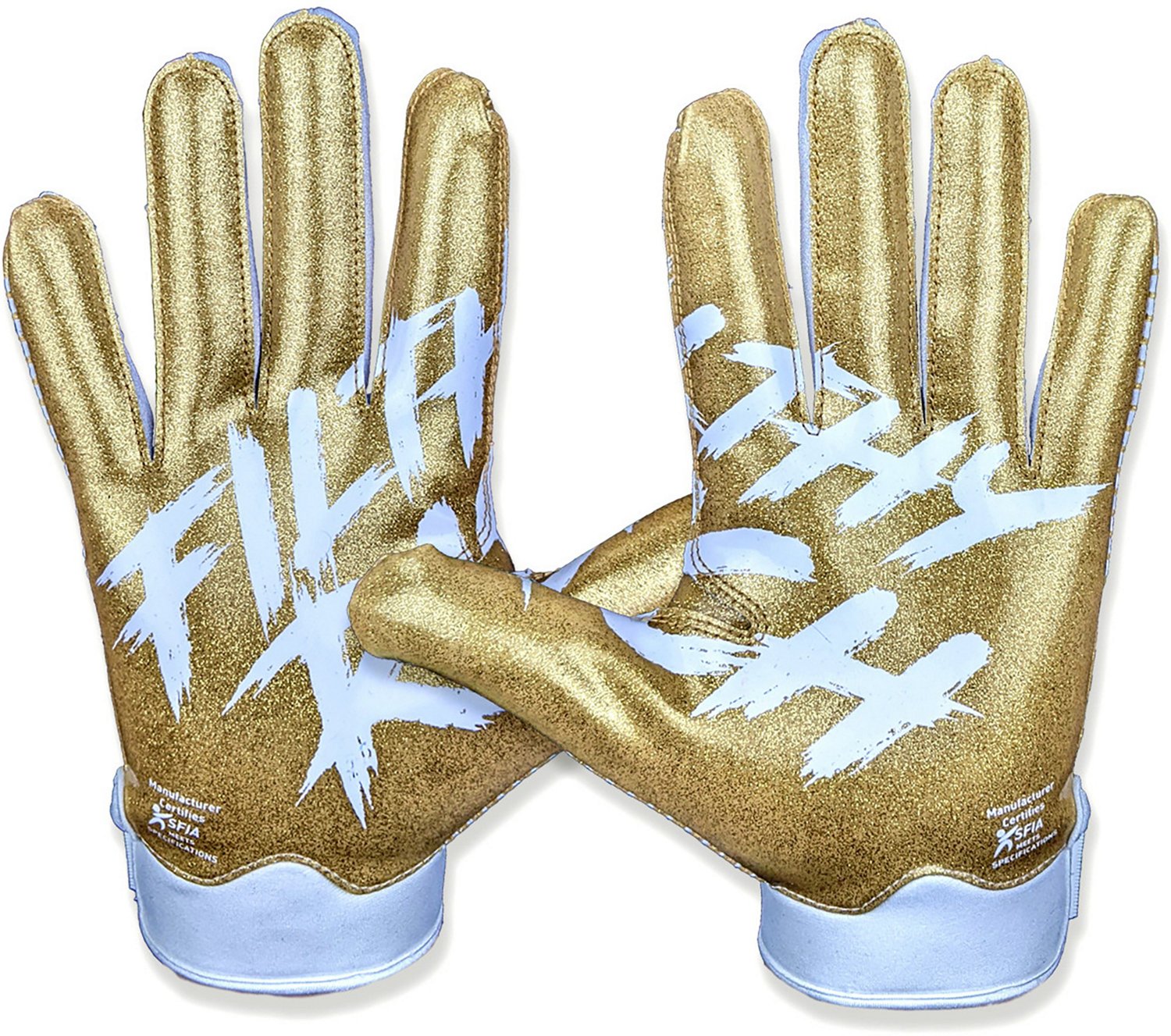 Battle Youth Doom Filthy Rich Sparkle Football Gloves                                                                            - view number 2