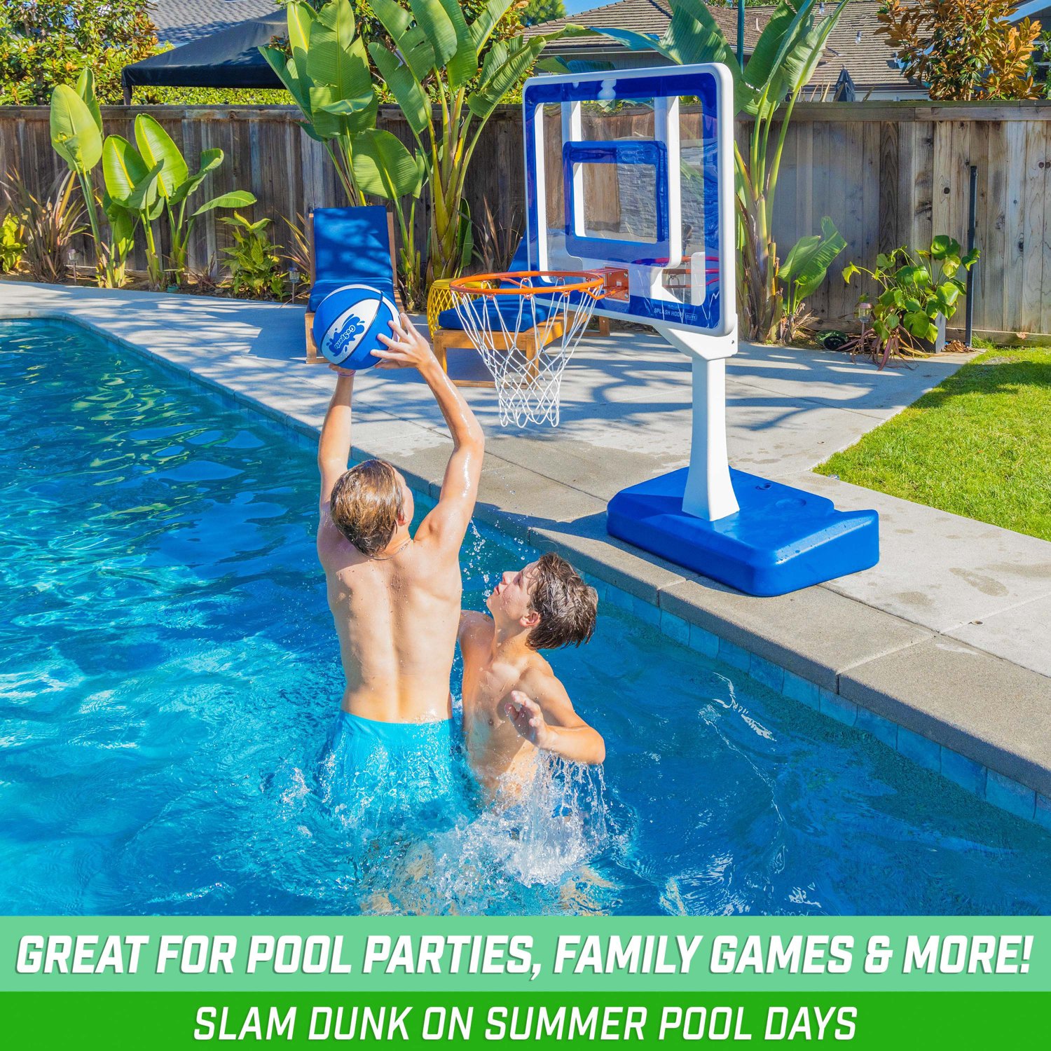 GoSports Splash Hoop ELITE Swimming Pool Basketball Hoop
