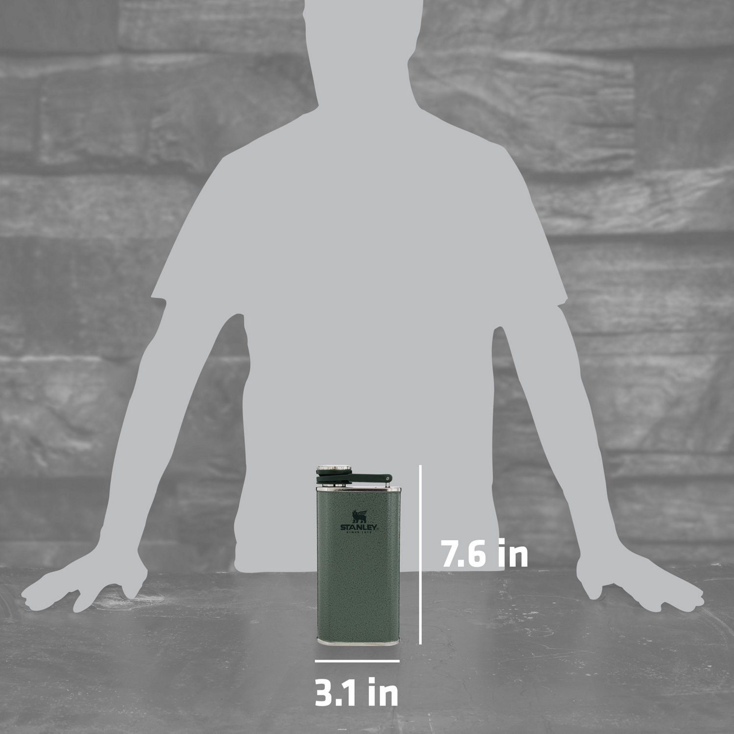 Stanley Classic Easy Fill Wide Mouth 8 oz Flask                                                                                  - view number 5