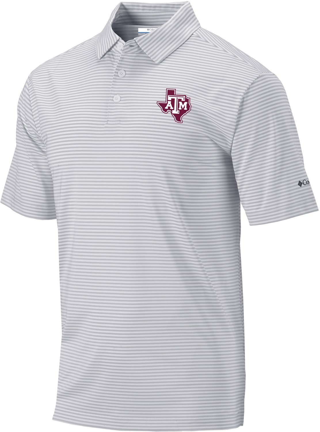 Men's Columbia Gray Houston Astros Golf Club Invite Omni-Wick Polo