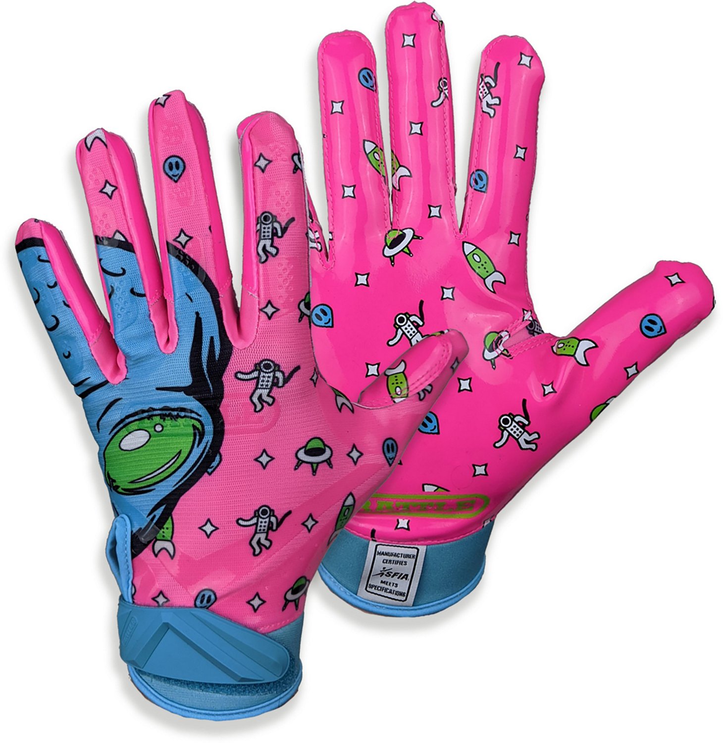 Battle Youth Alien Football Gloves - view number 3