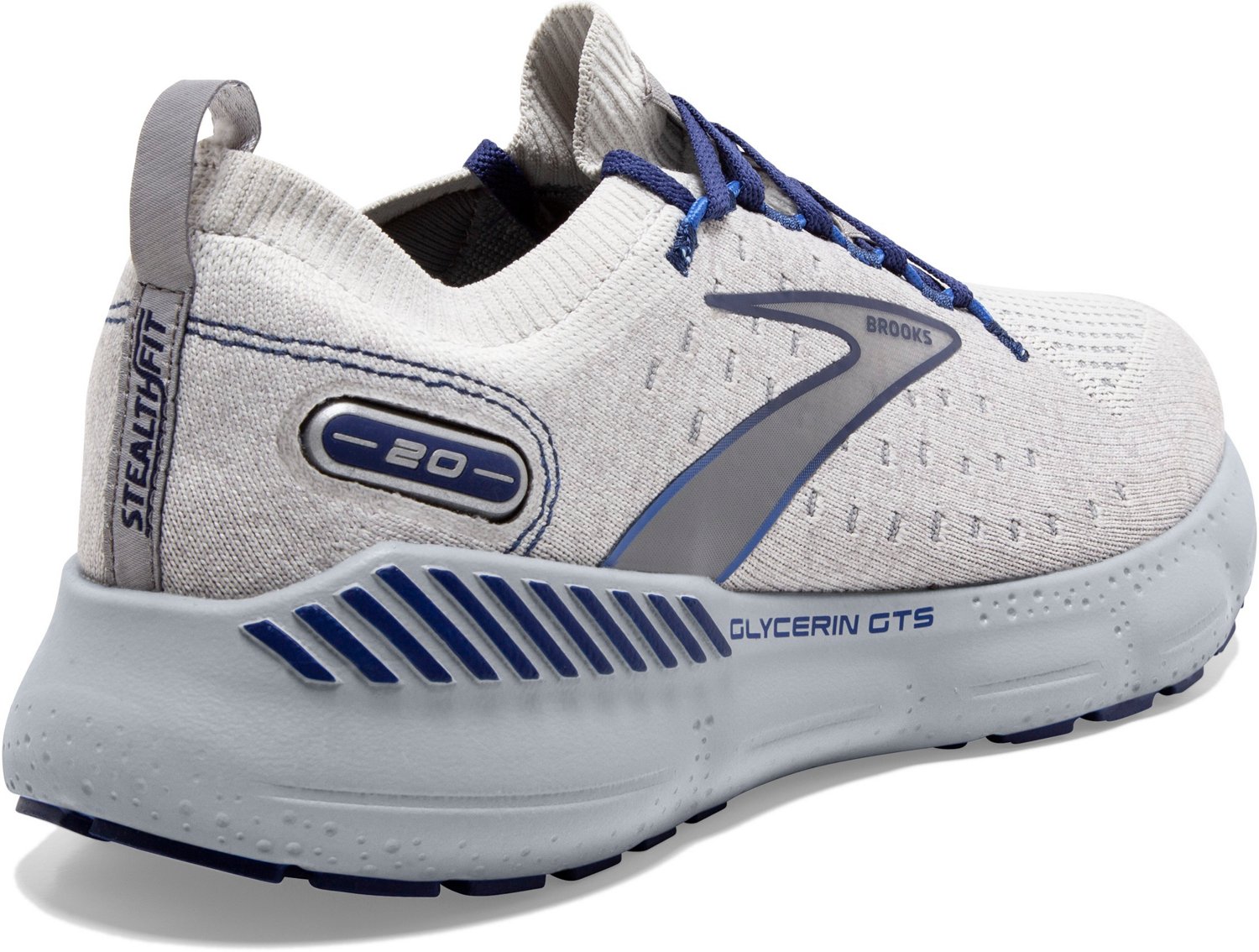 brooks men's glycerin stealthfit gts 20 running shoes