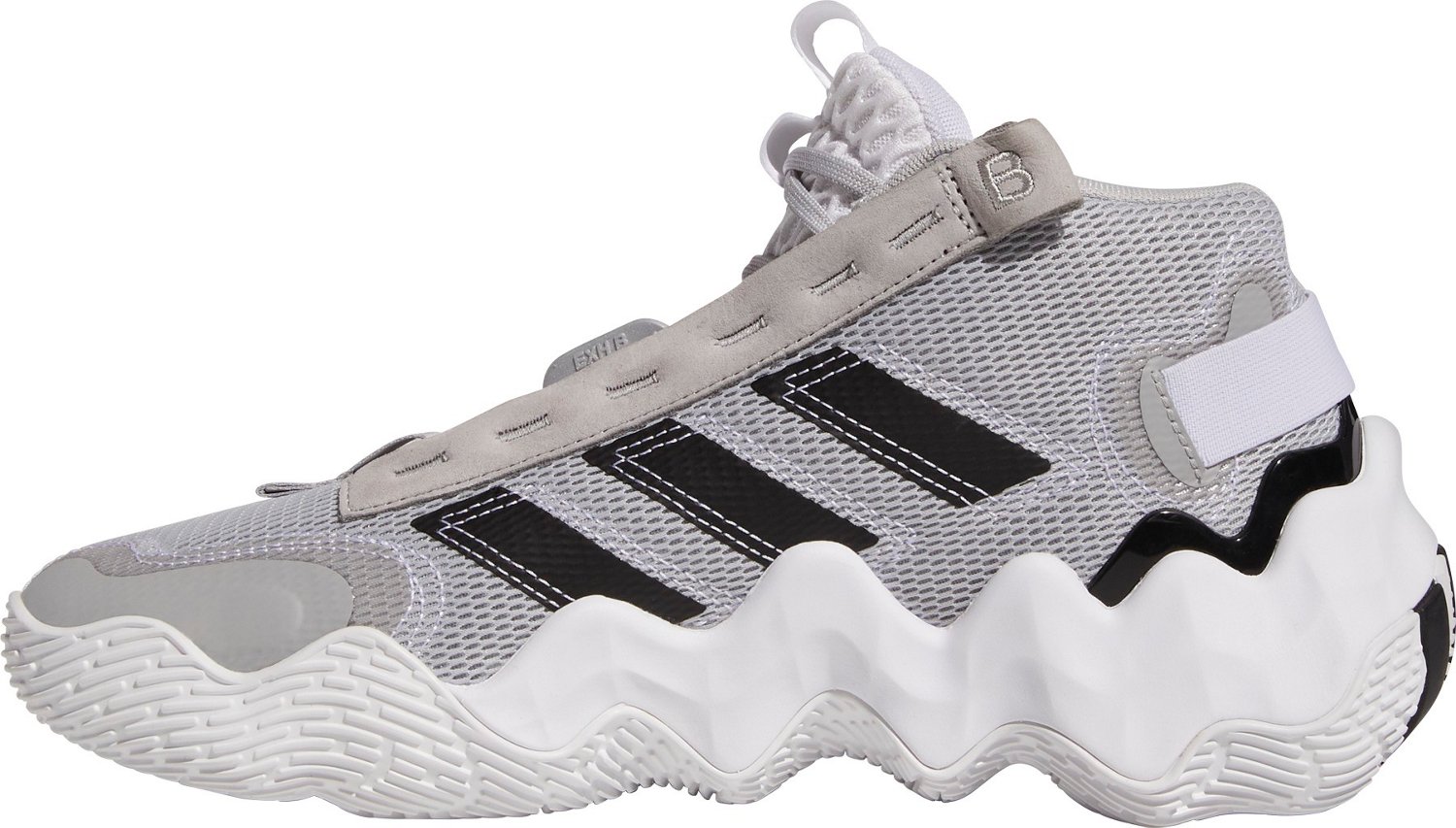 adidas Women's Exhibit B Mid Basketball Shoes Academy