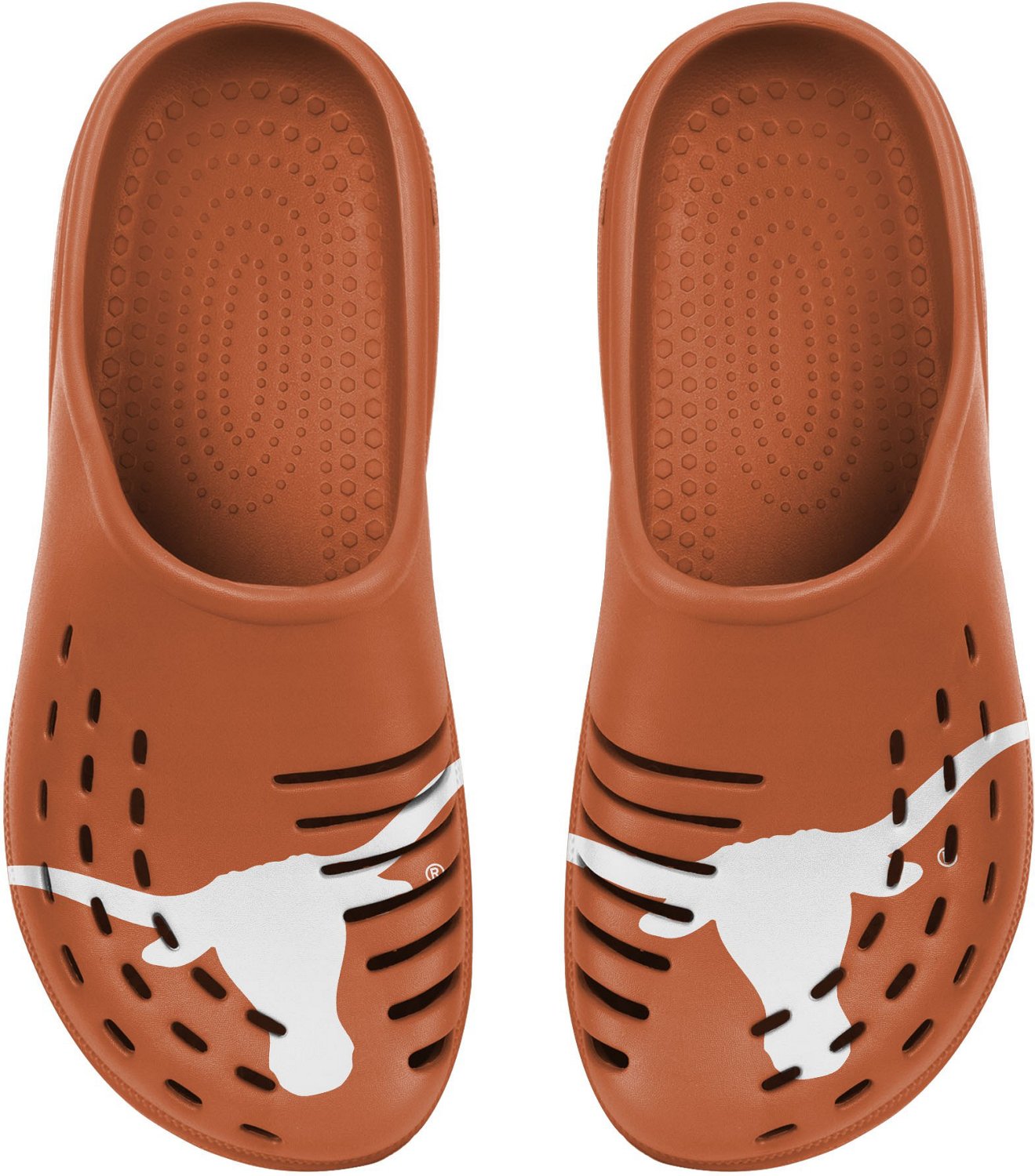 FOCO Men’s University of Texas Big Logo Clogs                                                                                  - view number 2