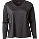 BCG Women's Plus Size Turbo Melange Long Sleeve T-shirt                                                                          - view number 1 image