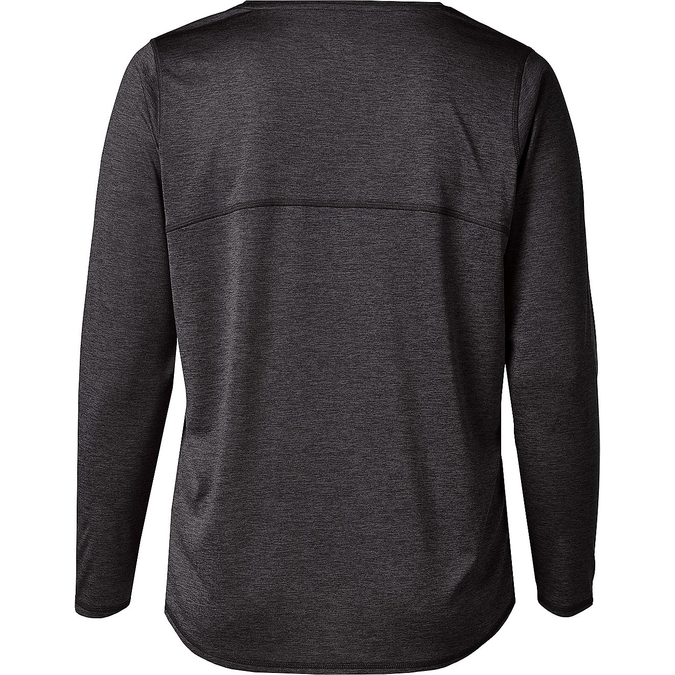 BCG Women's Plus Size Turbo Melange Long Sleeve T-shirt                                                                          - view number 2