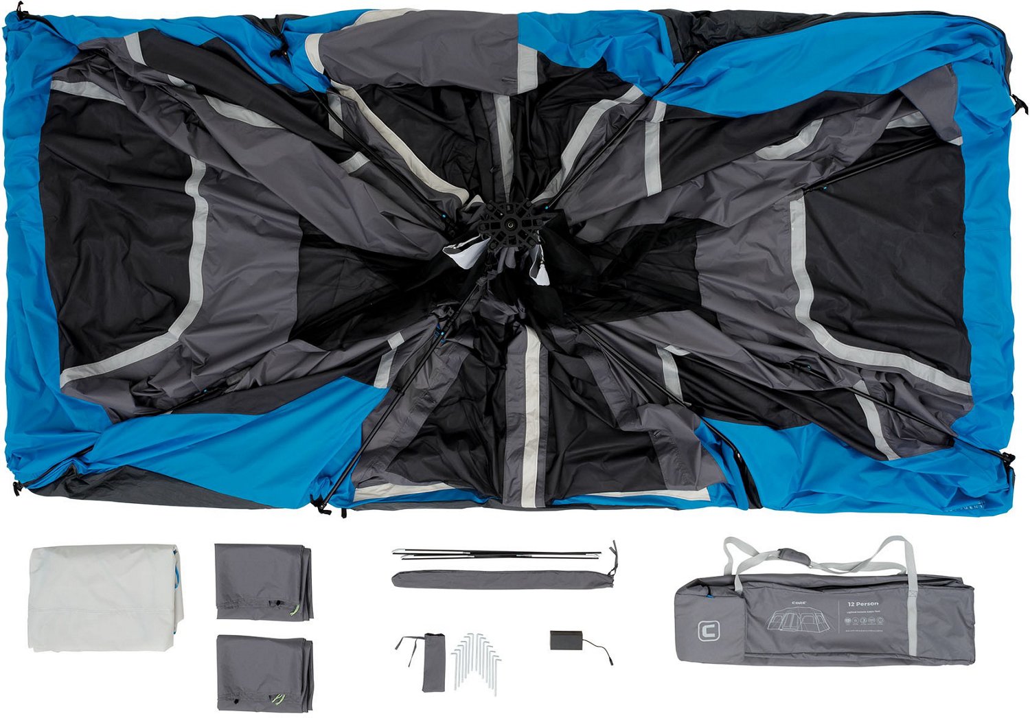 CORE Equipment Instant Lighted 12 Person Cabin Tent - view number 7