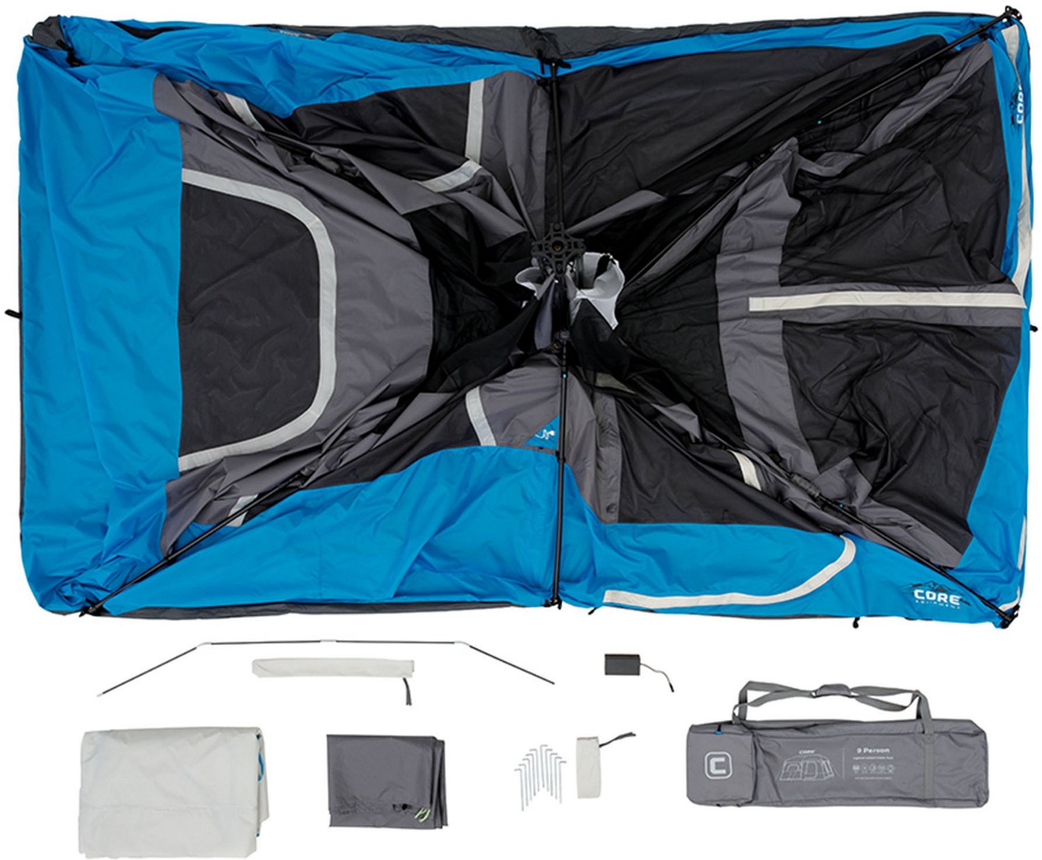 CORE Equipment Instant Lighted 9 Person Cabin Tent                                                                               - view number 9