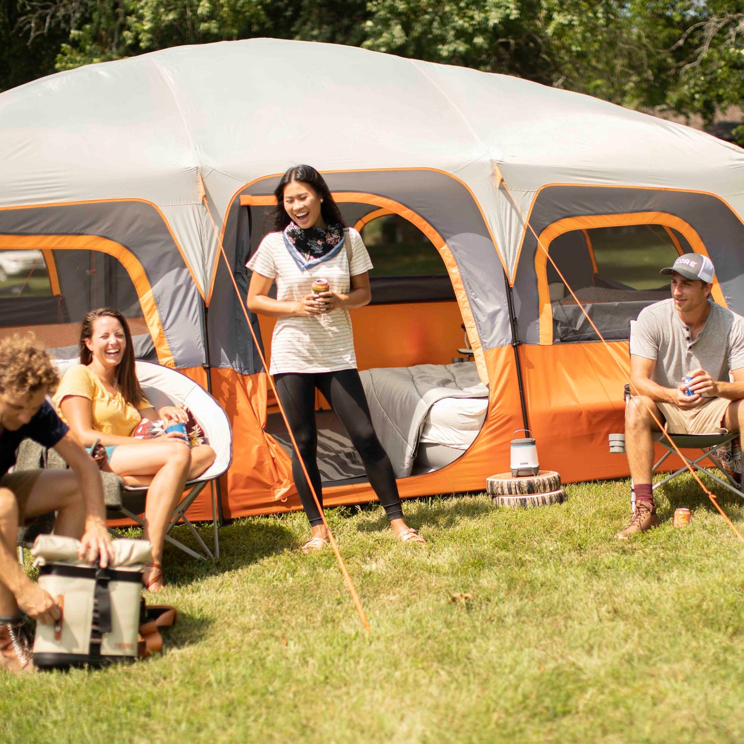 CORE Equipment 12 Person Straight Wall Tent