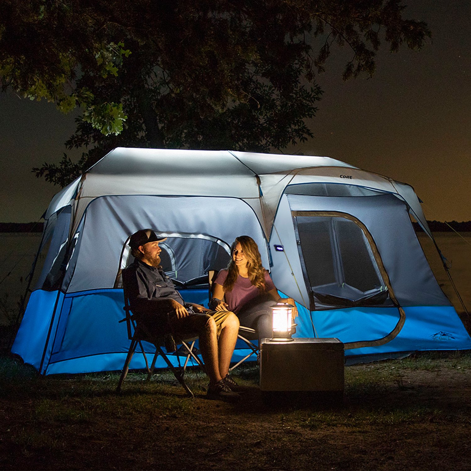 CORE Equipment Instant Lighted 9 Person Cabin Tent                                                                               - view number 13