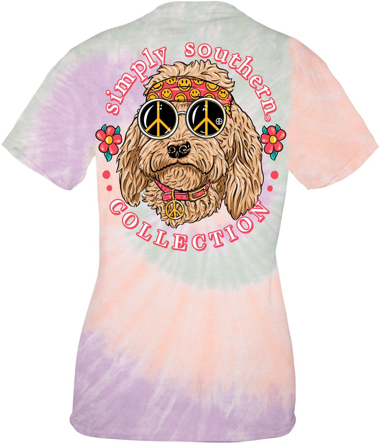 Simply Southern Girls’ Peace Dog Tshirt Academy