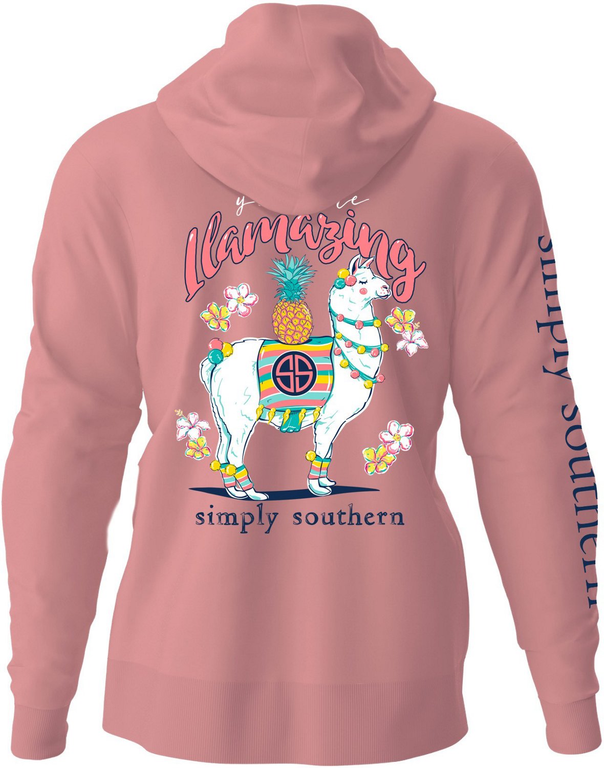 Simply Southern Girls’ Llamaze Hoodie Academy