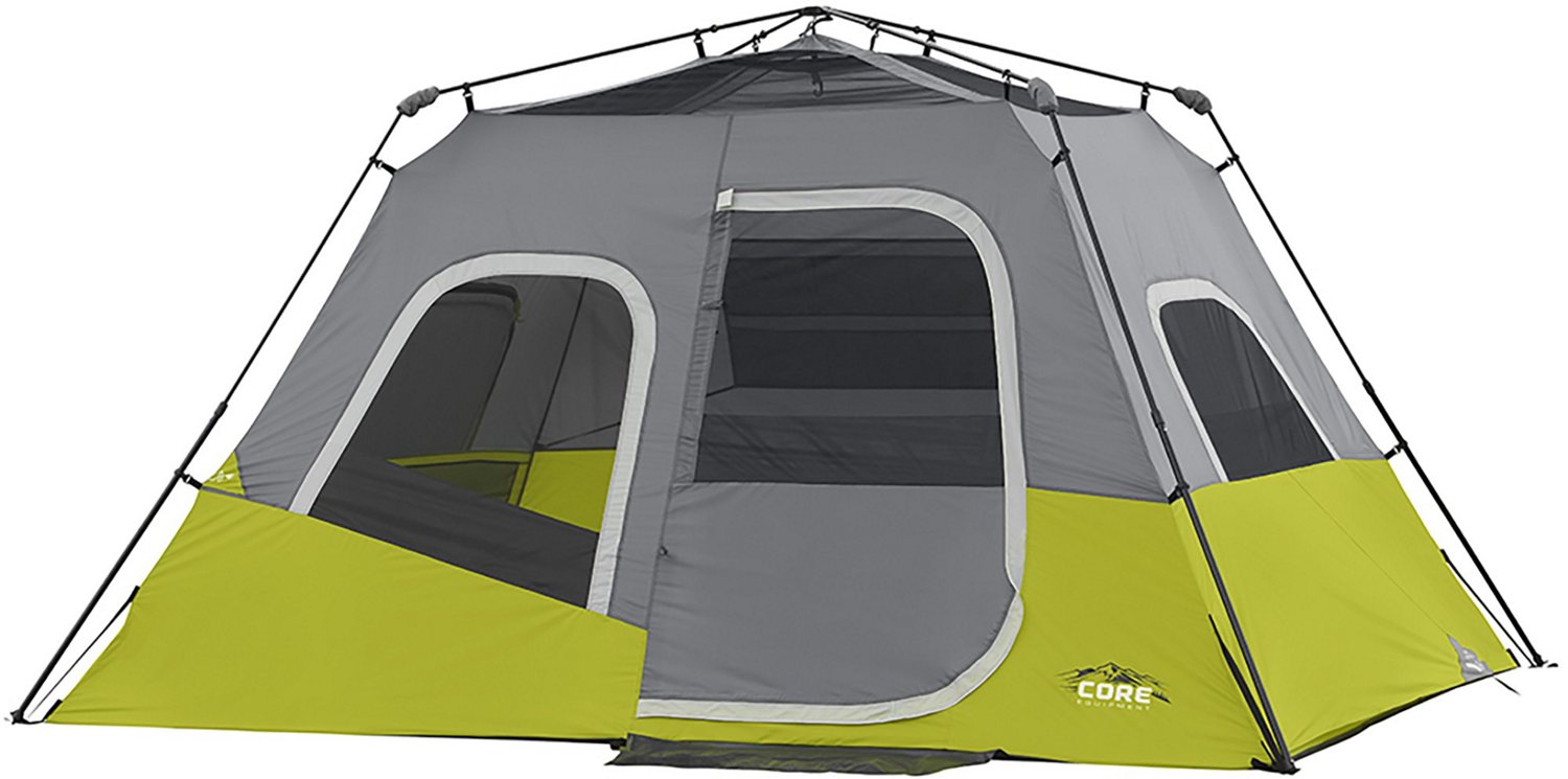 CORE Equipment Instant 6 Person Cabin Tent Academy