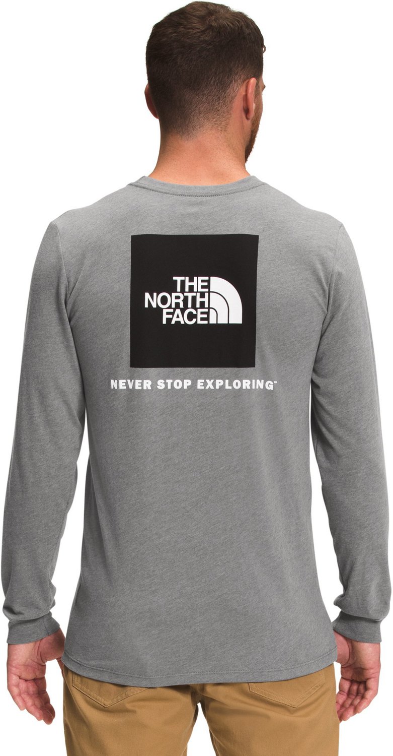 The North Face Men s Box NSE Long Sleeve T shirt Academy