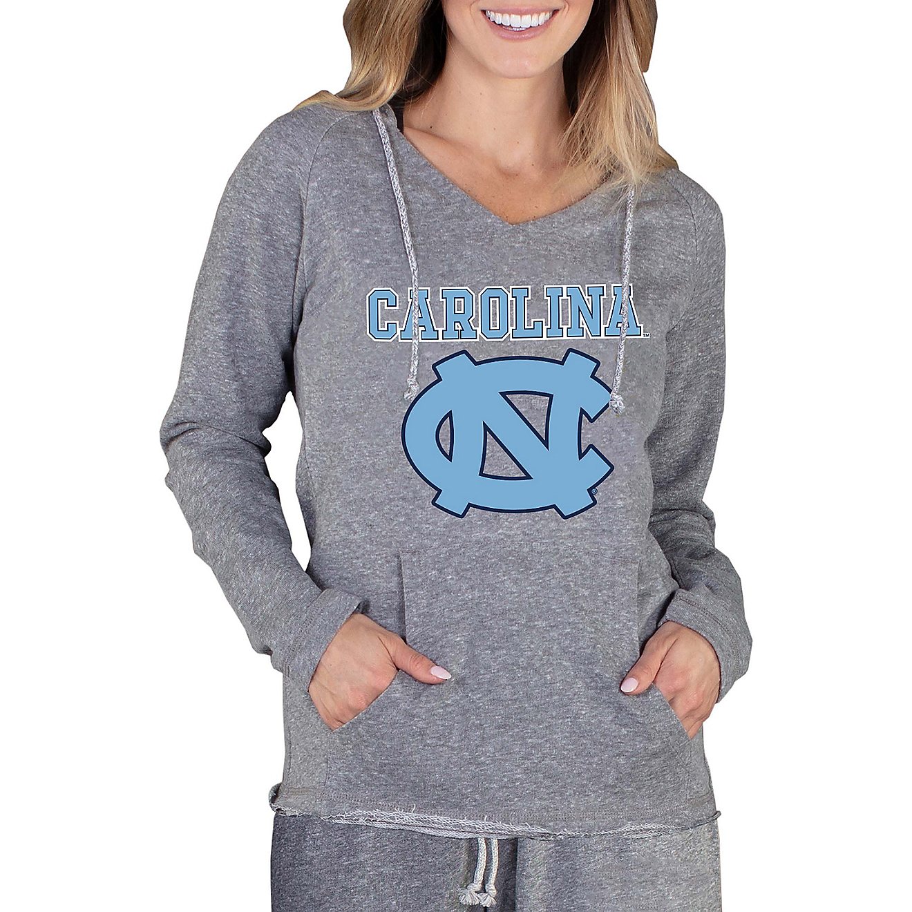 College Concepts Women’s University of North Carolina Mainstream Hooded Long Sleeve Shirt                                      - view number 1