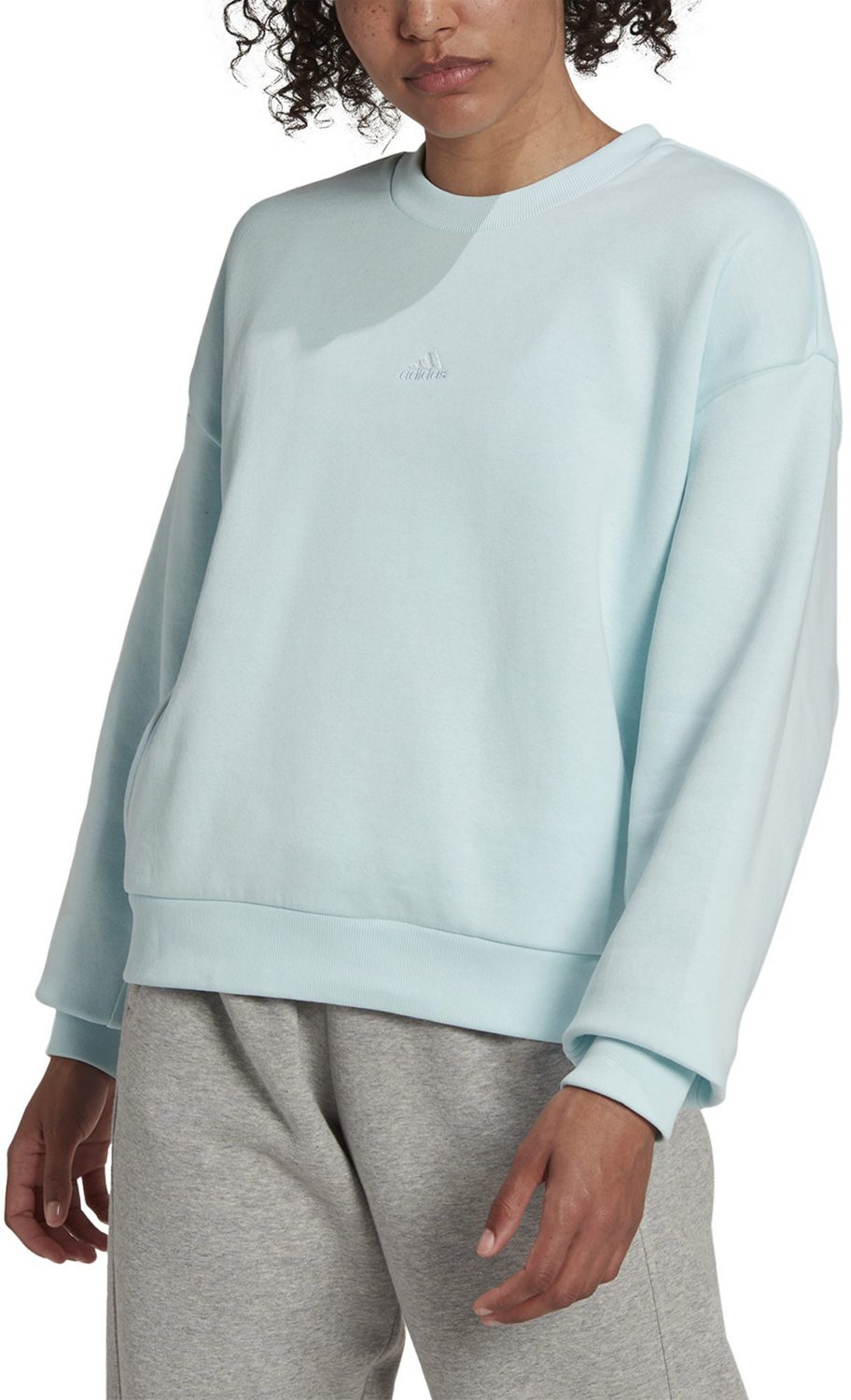 adidas Women's All Season Fleece Sweatshirt Academy