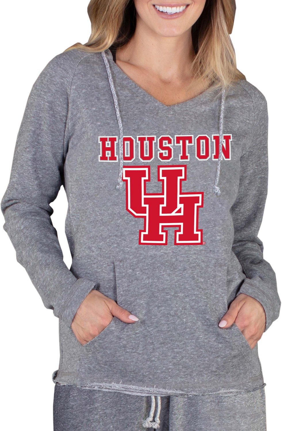 College Concepts Women’s University of Houston Mainstream Hooded Long Sleeve Shirt