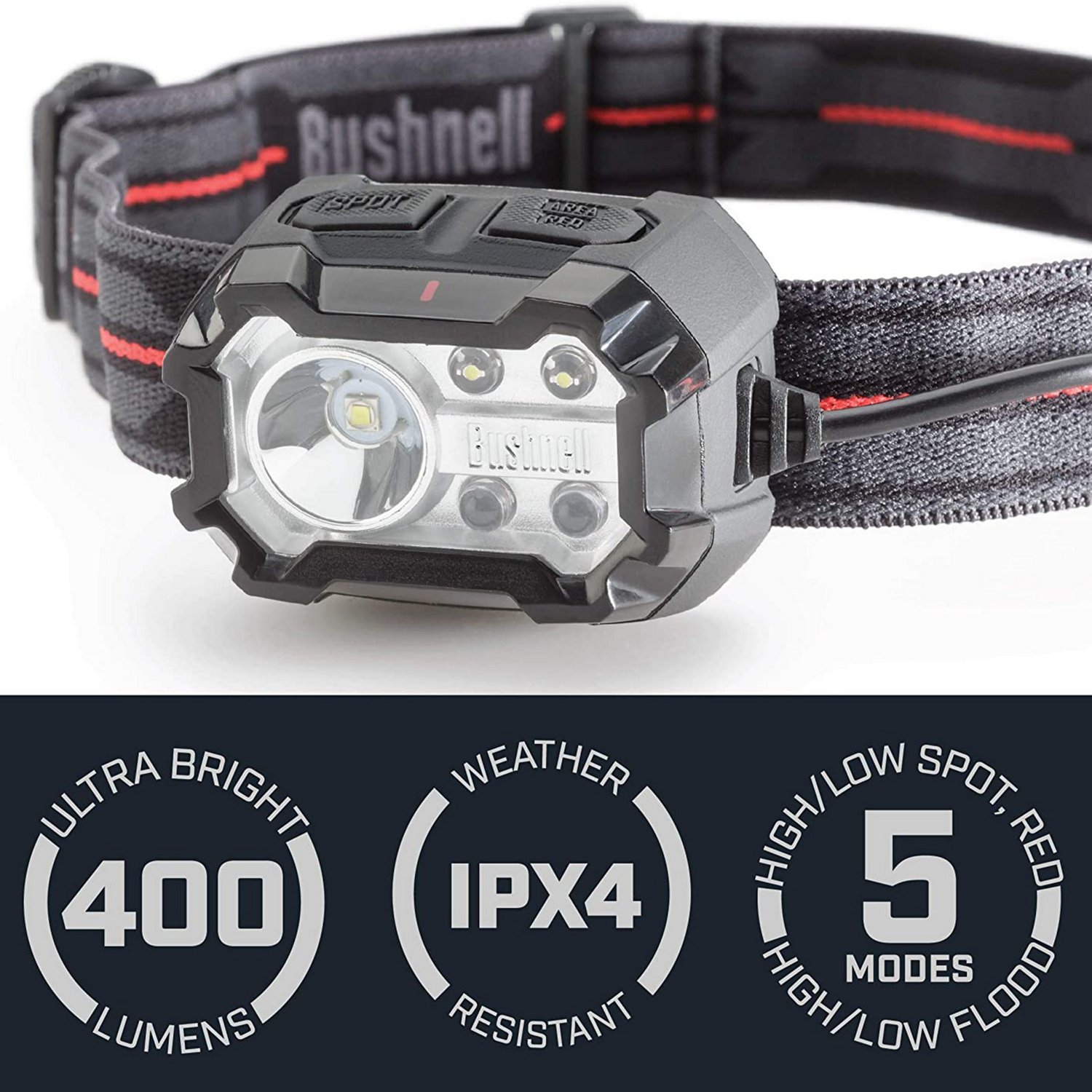 Bushnell PRO Rechargeable 400L Headlamp Academy