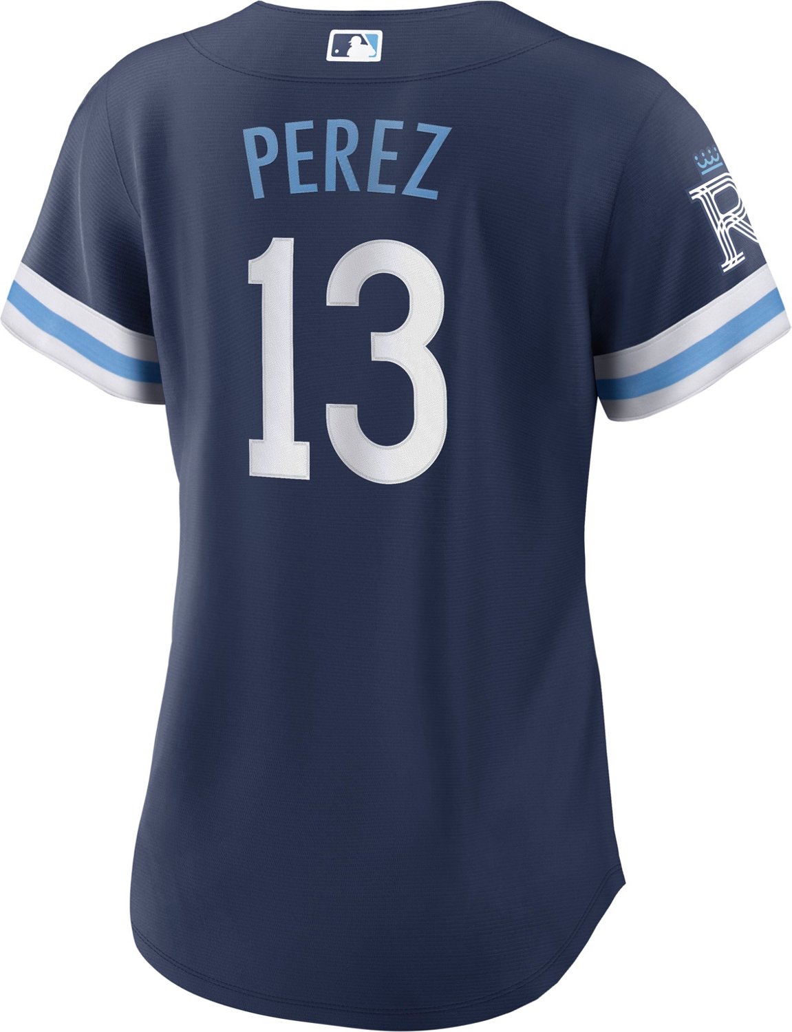 Salvador Perez Kansas City Royals Baby Blue Nike Jersey Size XL