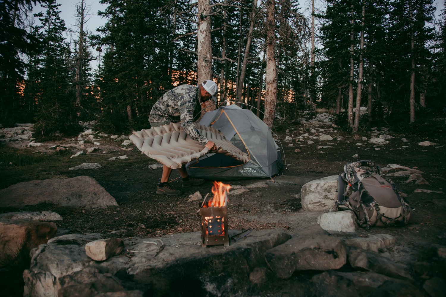 Klymit XL Insulated Static V Luxe Sleeping Pad Academy