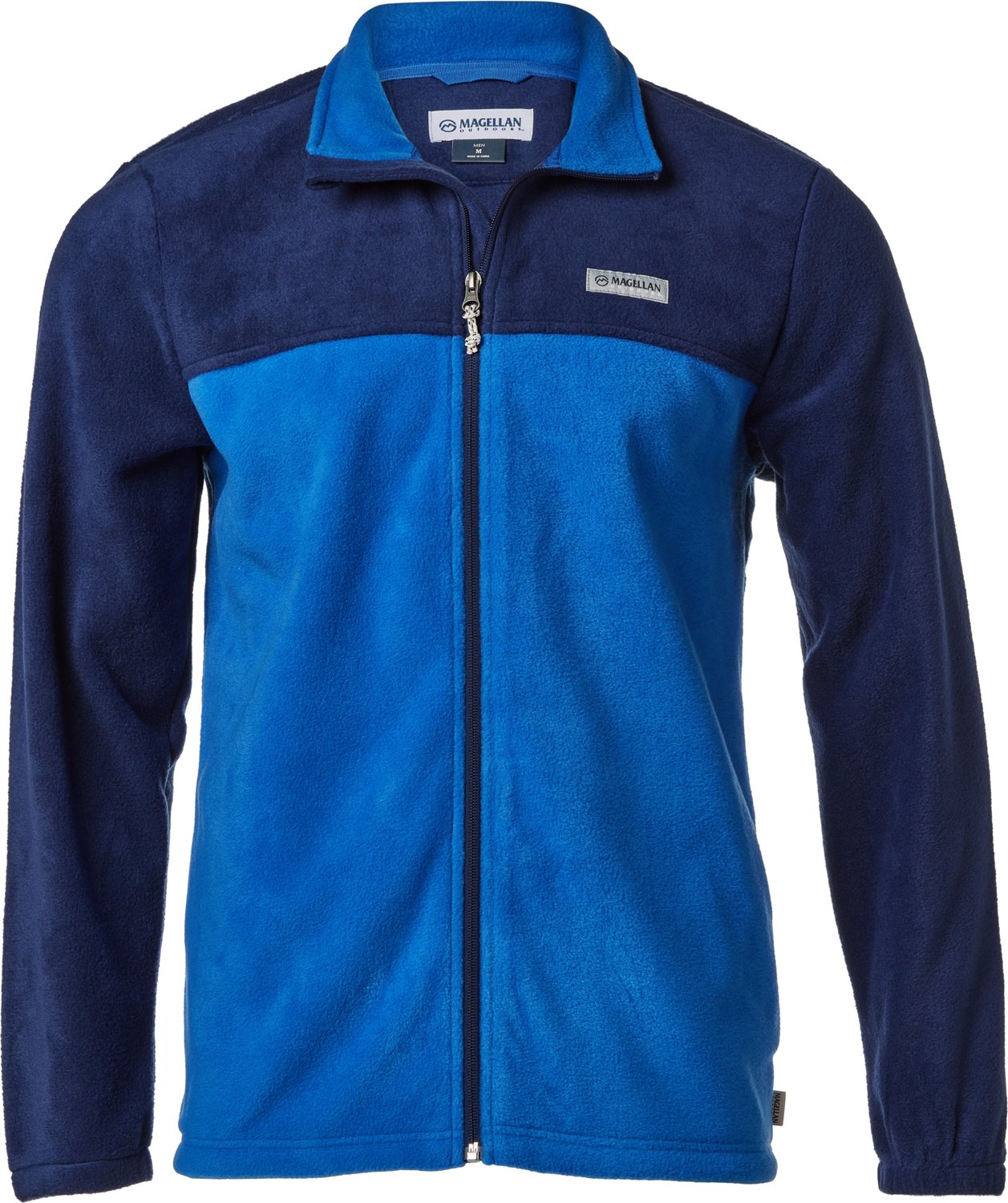 Magellan Outdoors Men’s Arctic Fleece Colorblock Jacket Academy