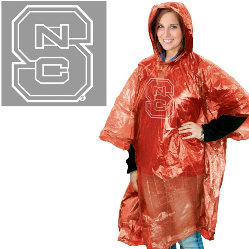 WinCraft North Carolina State University Rain Poncho - NCAA Novelty at Academy Sports