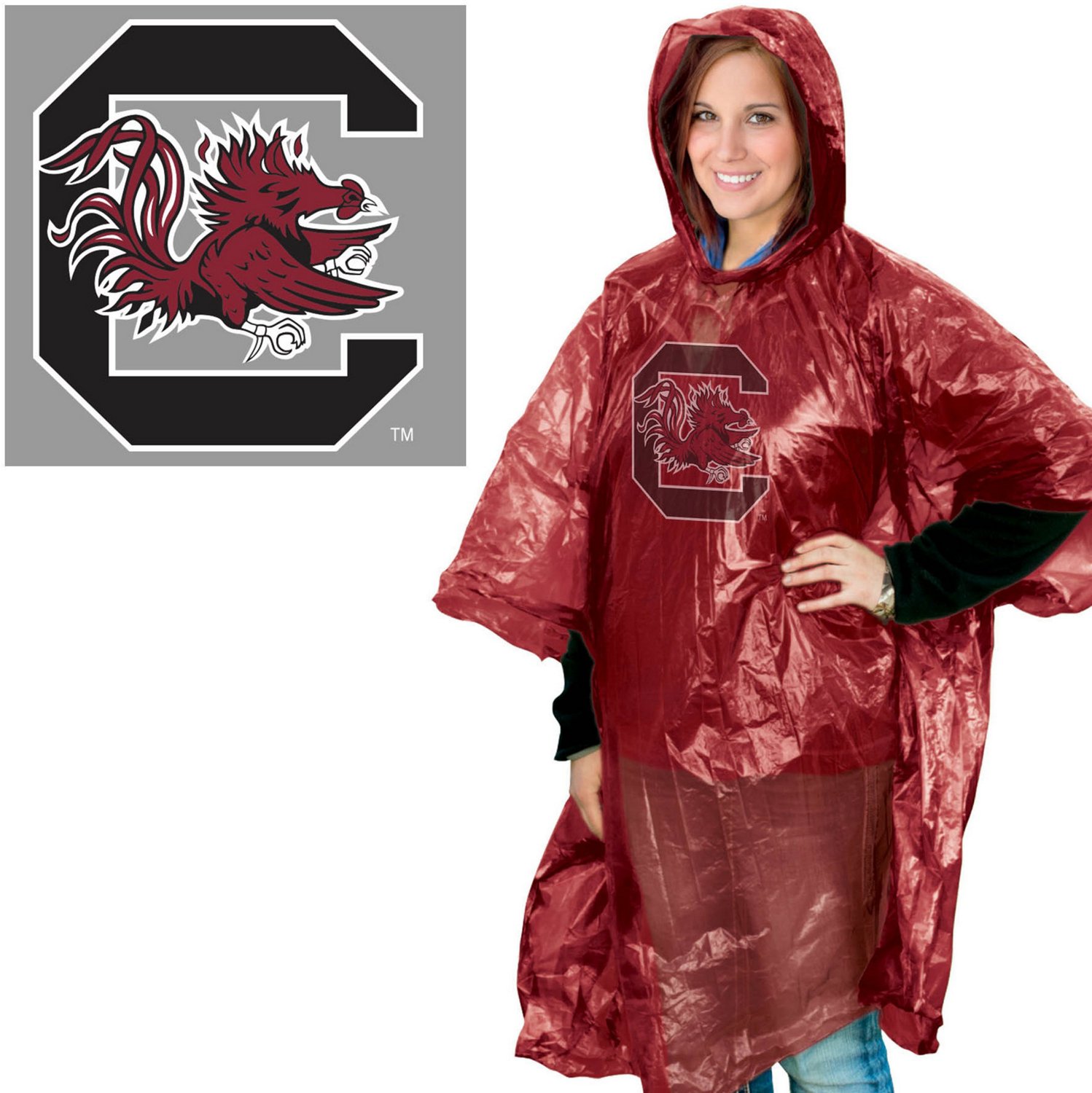 WinCraft University of South Carolina Rain Poncho